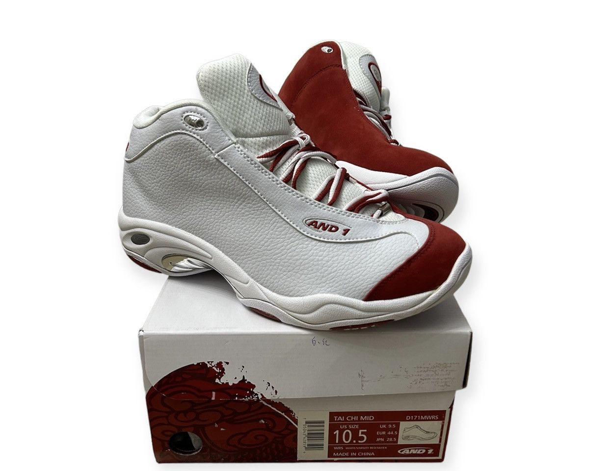 image of Nba Ds And 1 Tai Chi Mid Shoes in White, Men's (Size 10.5)