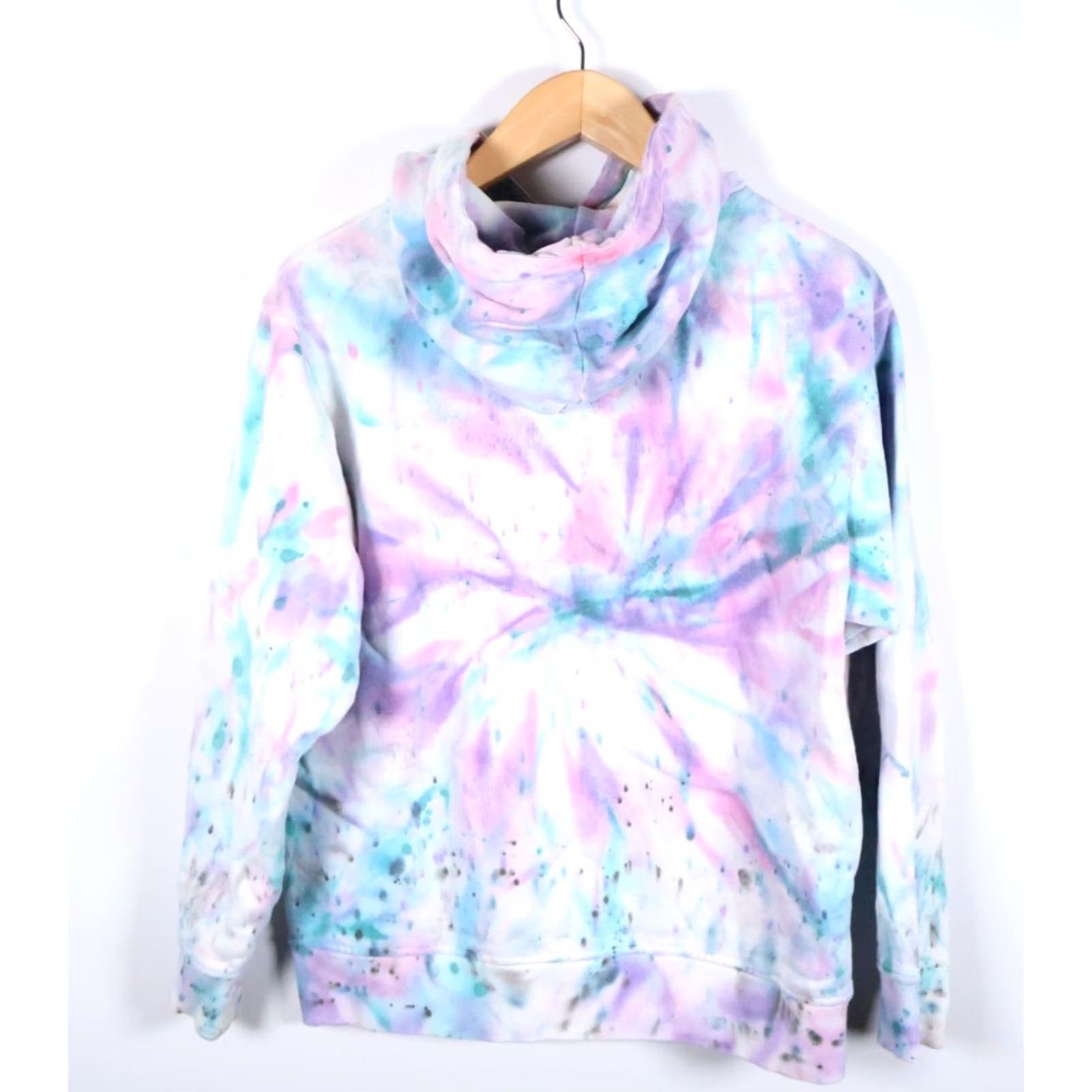 Kith KITH Equality Hoodie Sweatshirt Men's Medium Multicolor Tie Dye Embroidered Heavyweight Cotton Blend Pullover Size US M / EU 48-50 / 2 - 2 Thumbnail