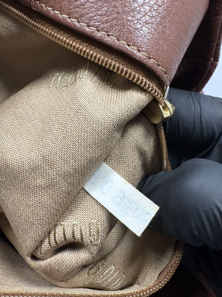 Vintage Goldpfeil Germany 1856 Brown Leather Tote Bag Vintage Luxury Size ONE SIZE - 17 Thumbnail