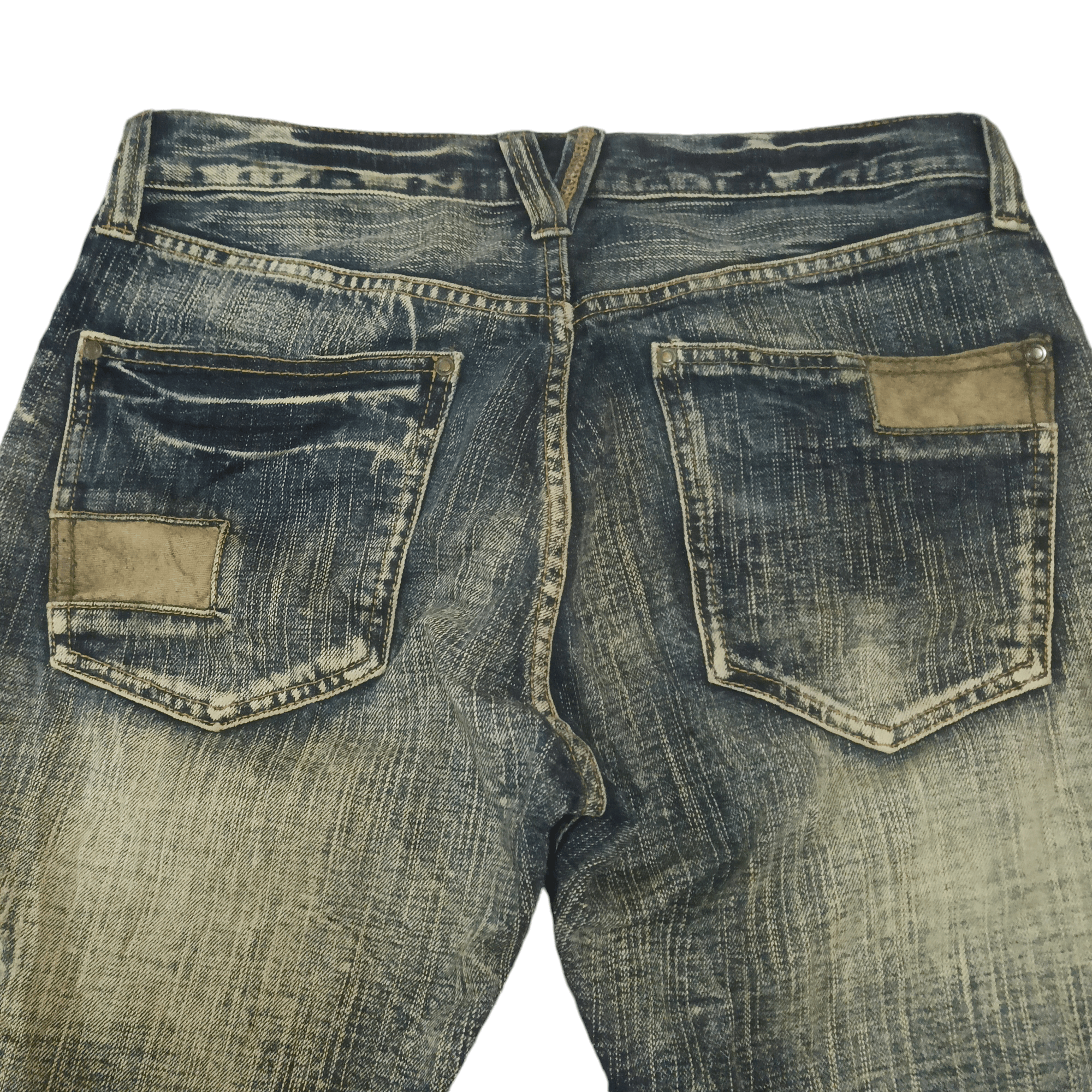 If Six Was Nine 💥Insane💥 Sick Sorridere Japan Flared Distressed Jeans Size US 30 / EU 46 - 18 Thumbnail
