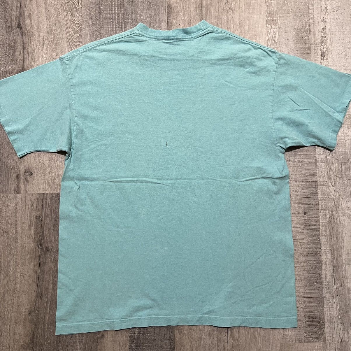 Vintage VTG Monterey Bay Aquarium 90s Teal Blue Fish Aquatic Shirt Size US XL / EU 56 / 4 - 3 Thumbnail