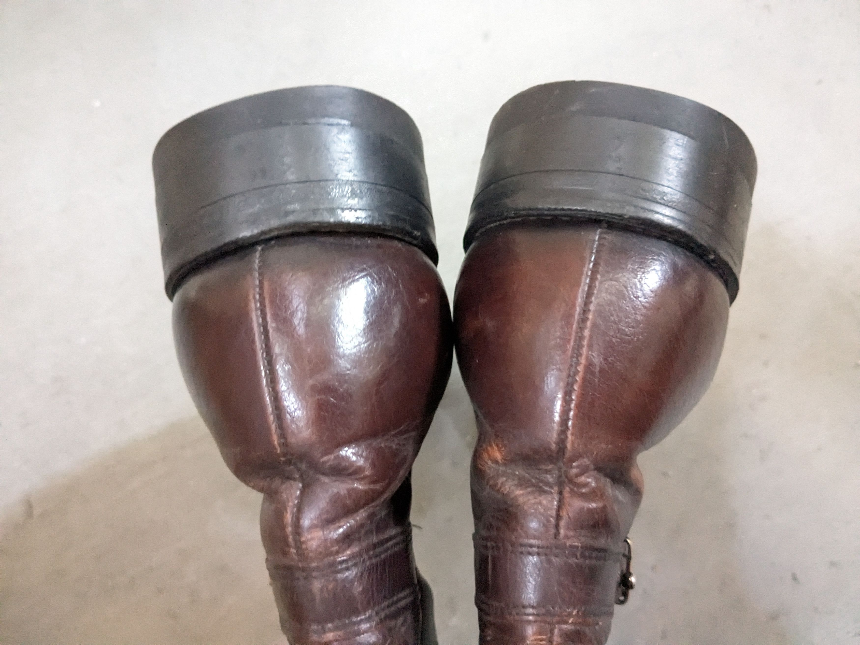 Sears Vintage Sears Side Zip Boots Brown Leather 8.5 D Size US 8.5 / EU 41-42 - 12 Thumbnail