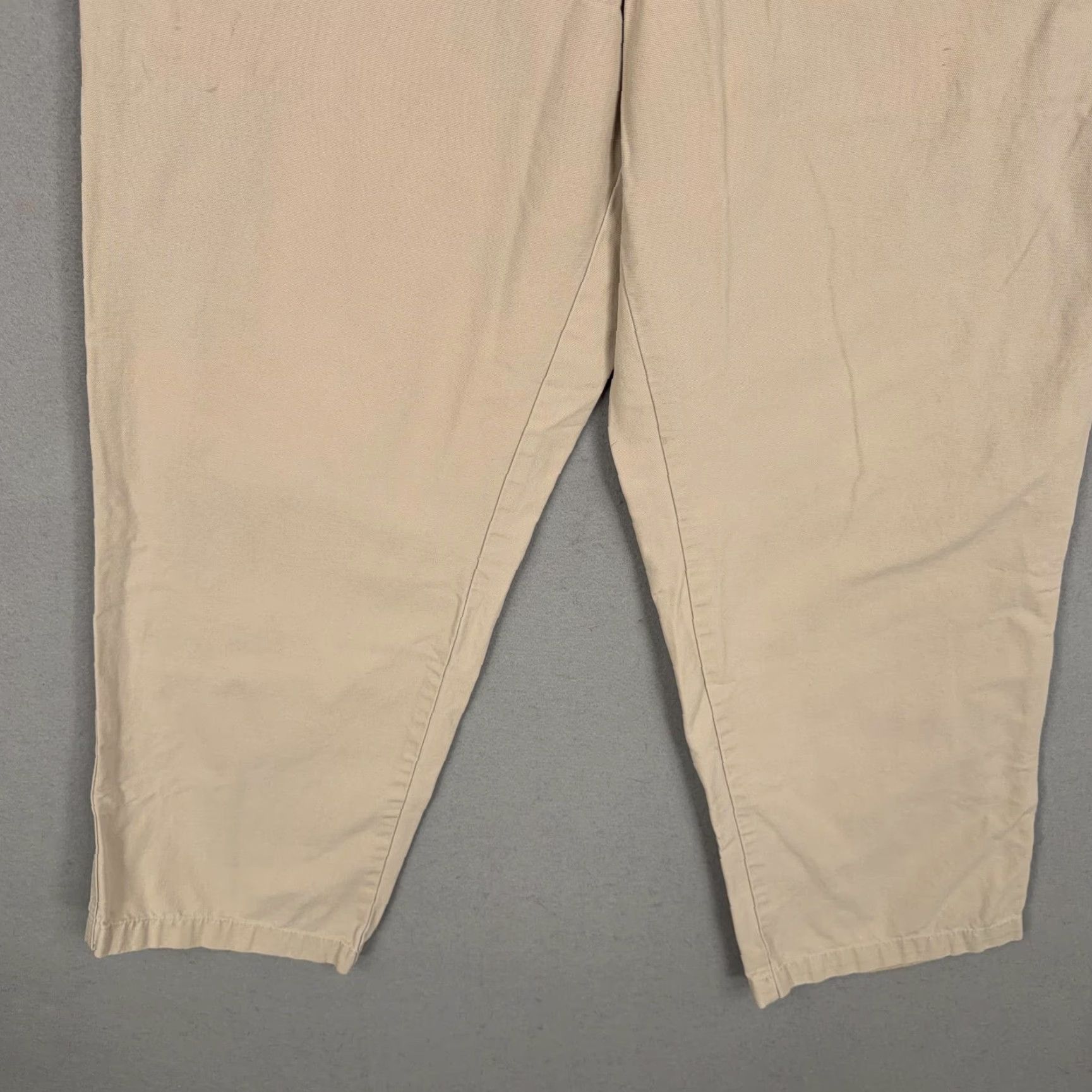 Vintage Columbia Pants Mens 36x30 Khaki Cotton Canvas Chino Pocket Hiking Work Mens Clothing Pants Size US 36 / EU 52 - 3 Thumbnail