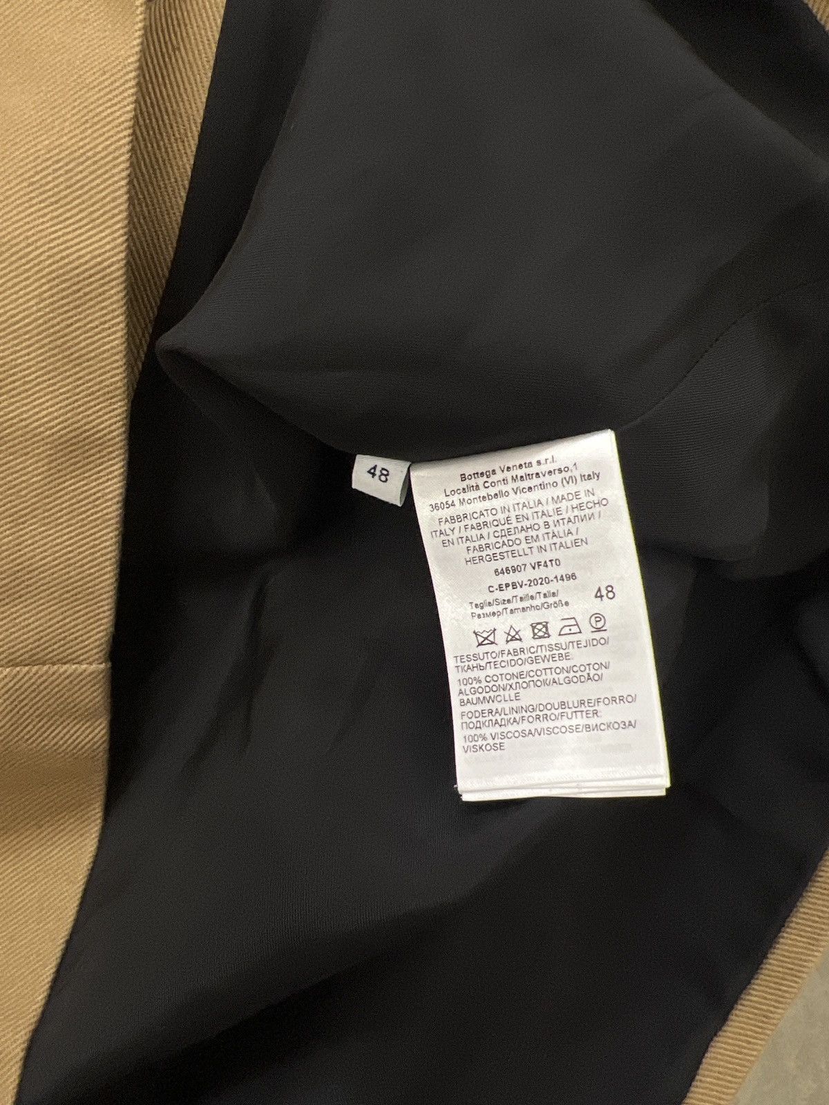 Bottega Veneta Bottega Veneta Cotton-Twill Blouson Jacket Camel Size US M / EU 48-50 / 2 - 4 Thumbnail
