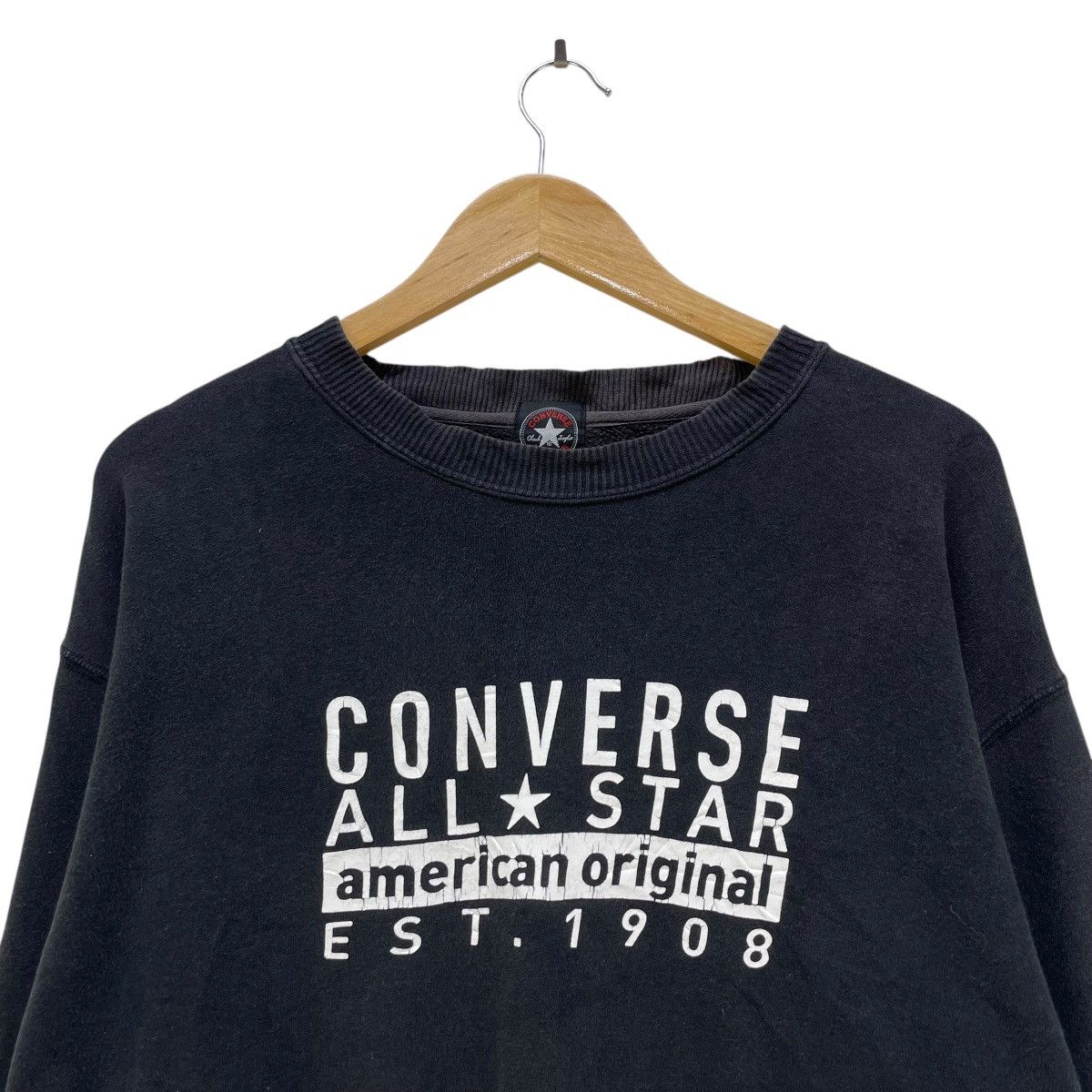 Converse 💥Vintage Converse Spellout Big Logo Crewneck Sweatshirt Size US M / EU 48-50 / 2 - 3 Thumbnail