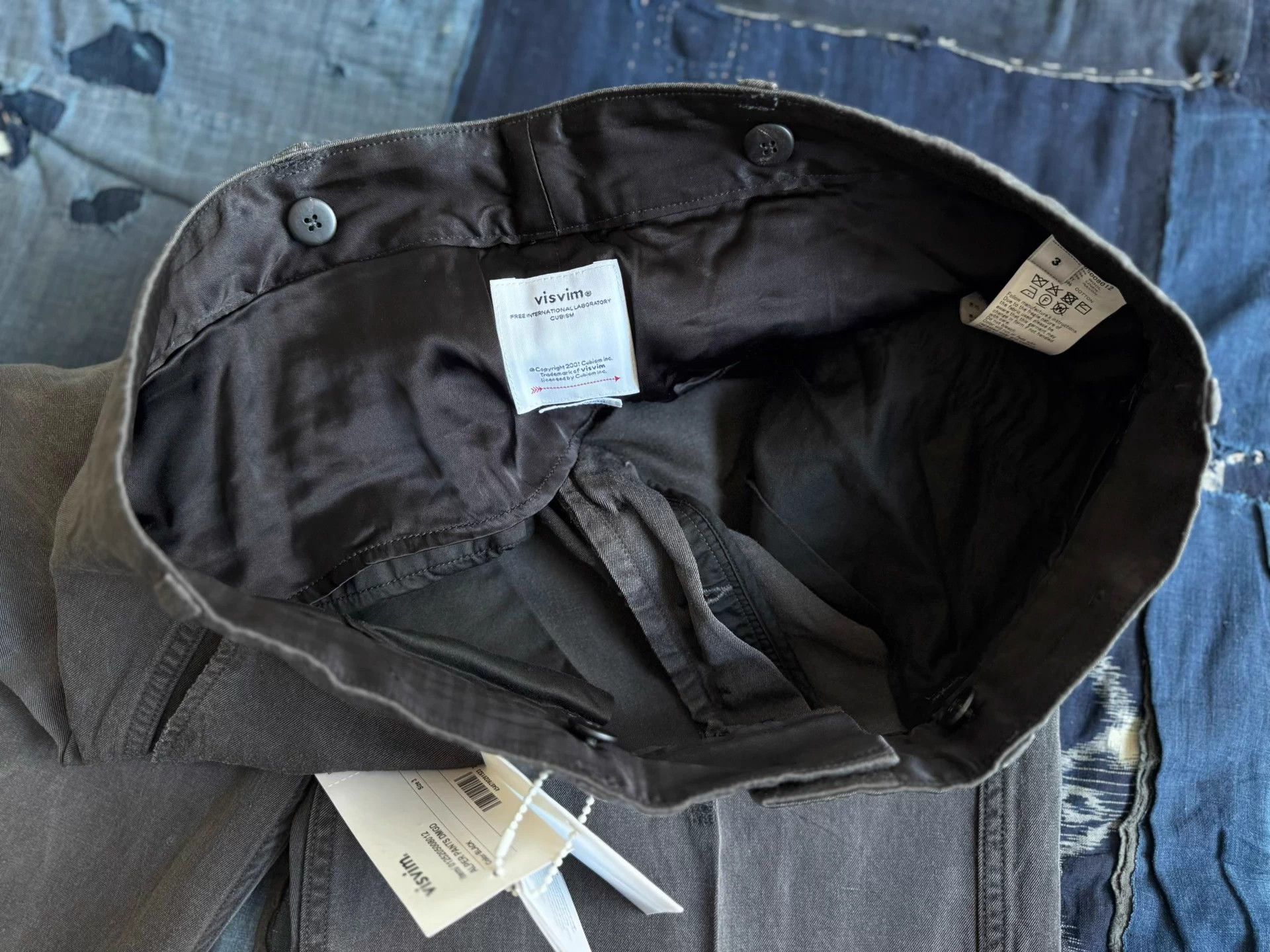 Visvim VISVIM 25AW ALPER PANTS DMGD Washed Distressed Black Sz 3 Size US 40 / EU 56 - 8 Thumbnail
