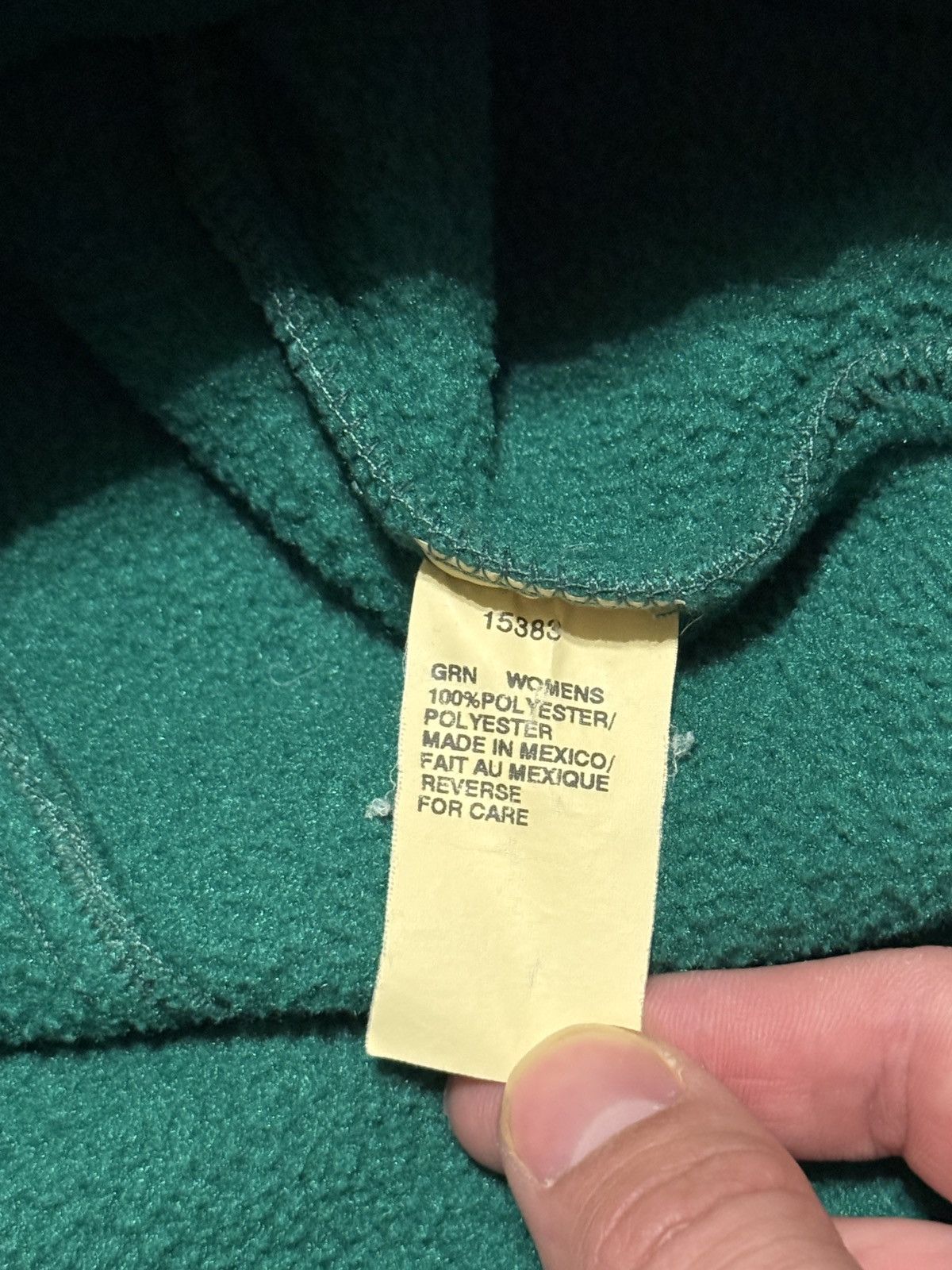 Woolrich Woolen Mills Woolrich Polartec Green Vest Zip Vintage Polyester Fleece Size L / US 10 / IT 46 - 5 Thumbnail