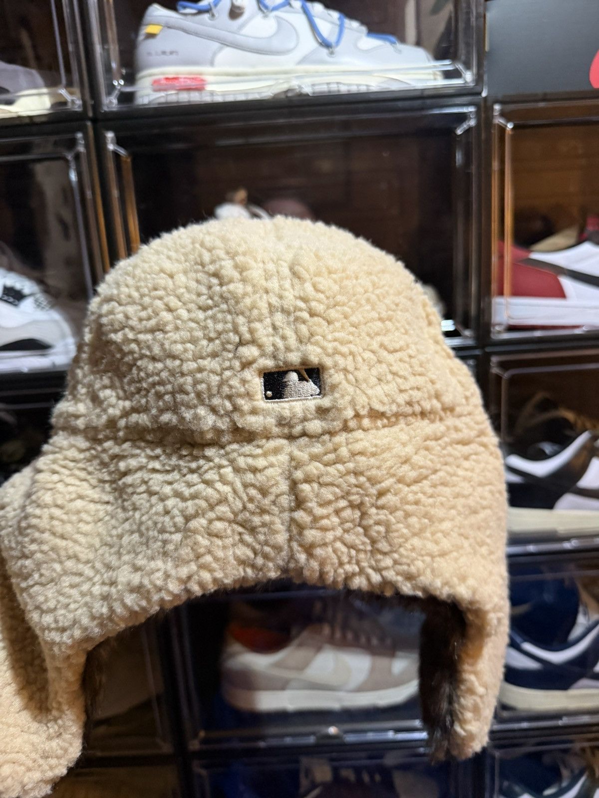 MyFitteds 7 1/4 MyFitteds Sherpa Dog Ears NY Yankees Khaki Tan Brown Size ONE SIZE - 4 Thumbnail