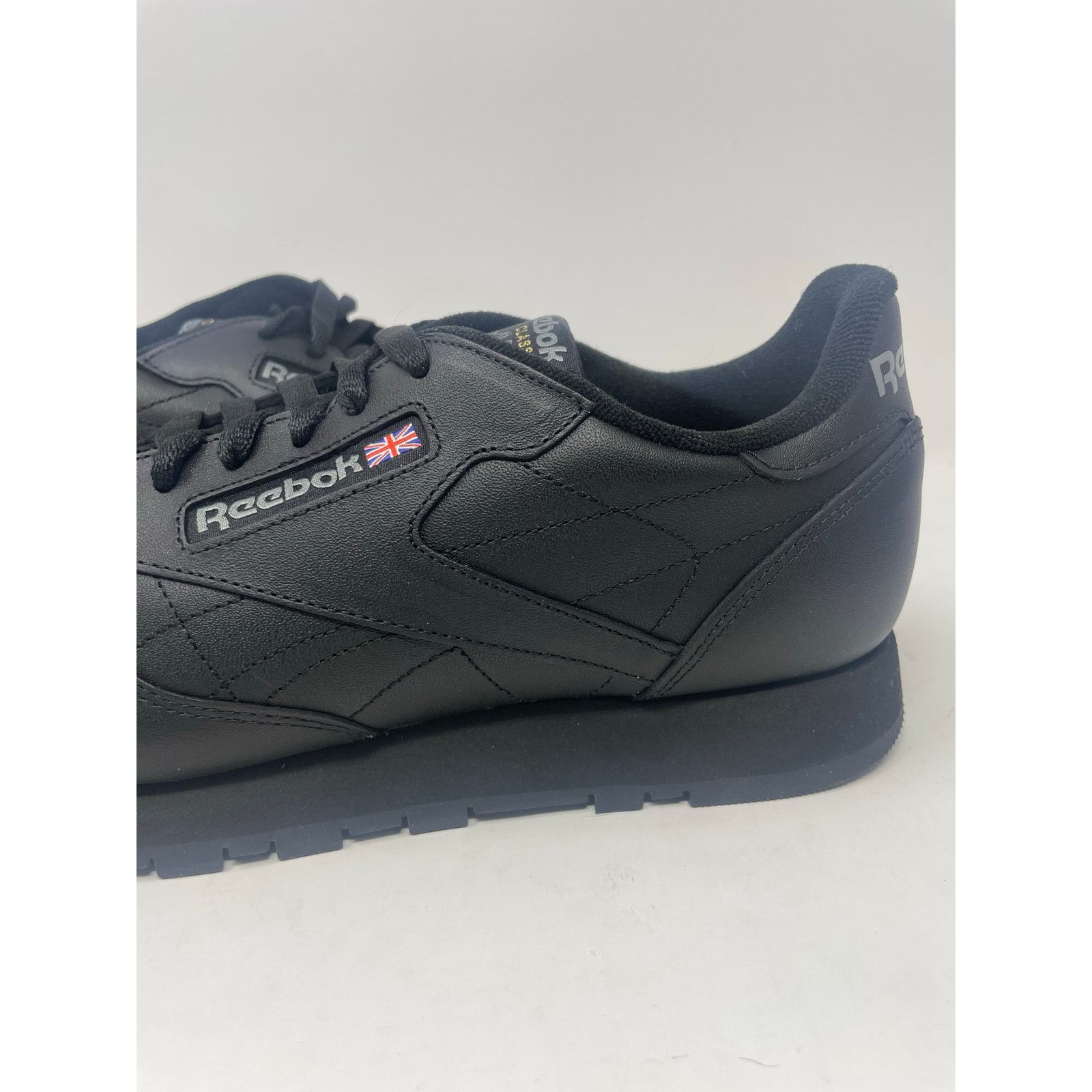 Reebok Reebok Classic Leather Black Shoes Mens Size 10.5 Brand New Size US 10.5 / EU 43-44 - 6 Thumbnail