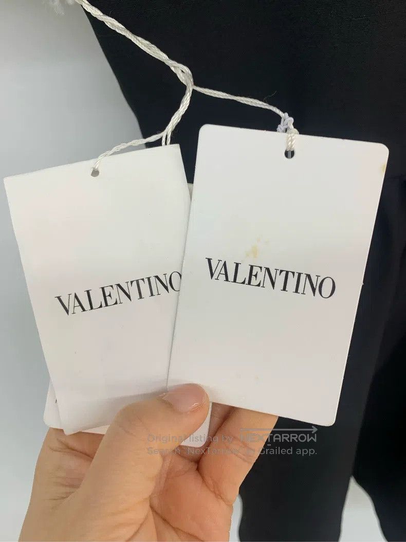 Valentino Valentino Short-sleeved dress with embroidered neckline Size S / US 4 / IT 40 - 6 Thumbnail