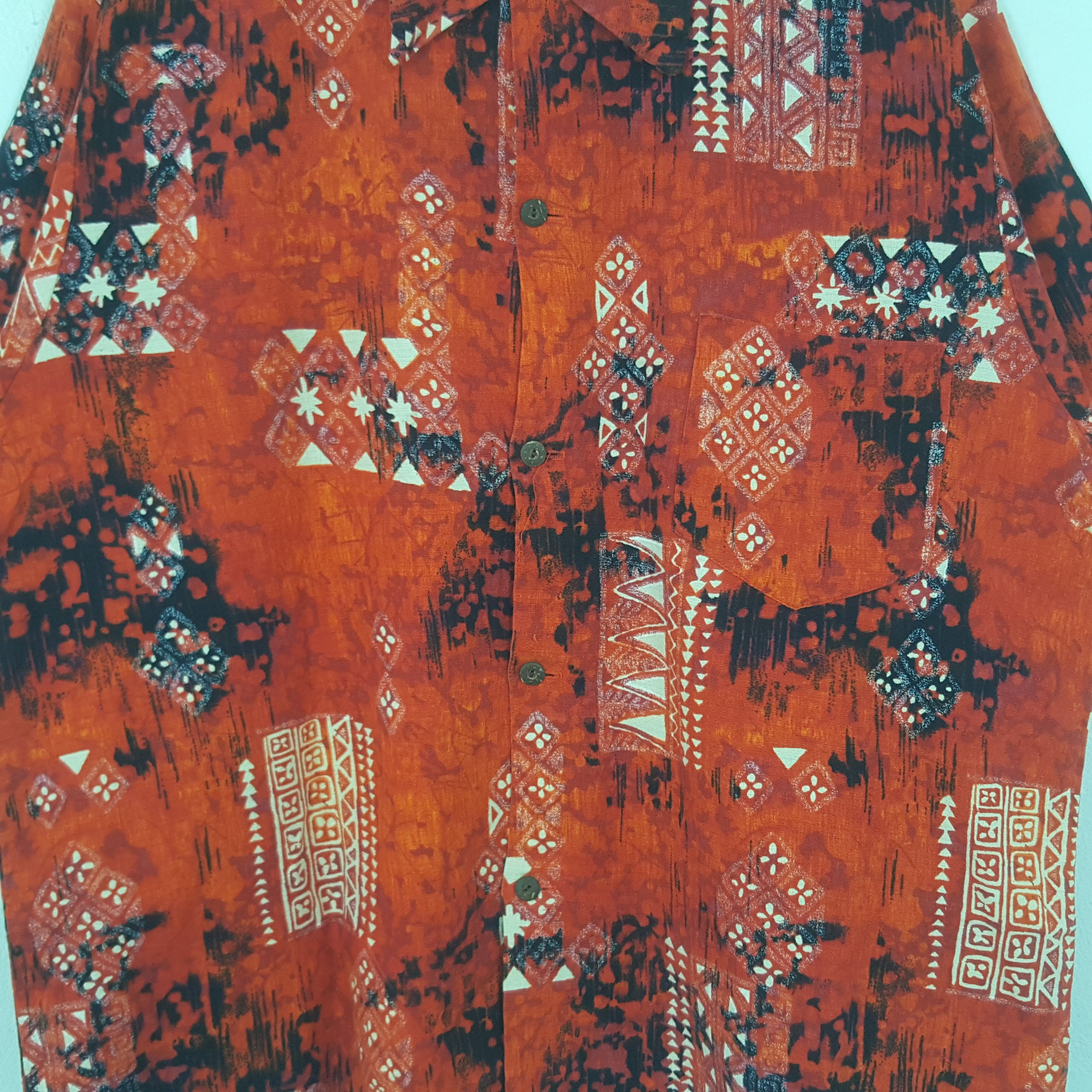 Vintage Vintage Hawaiian Surfing Style Baggy Shirt RR3 Size US XXL / EU 58 / 5 - 2 Thumbnail