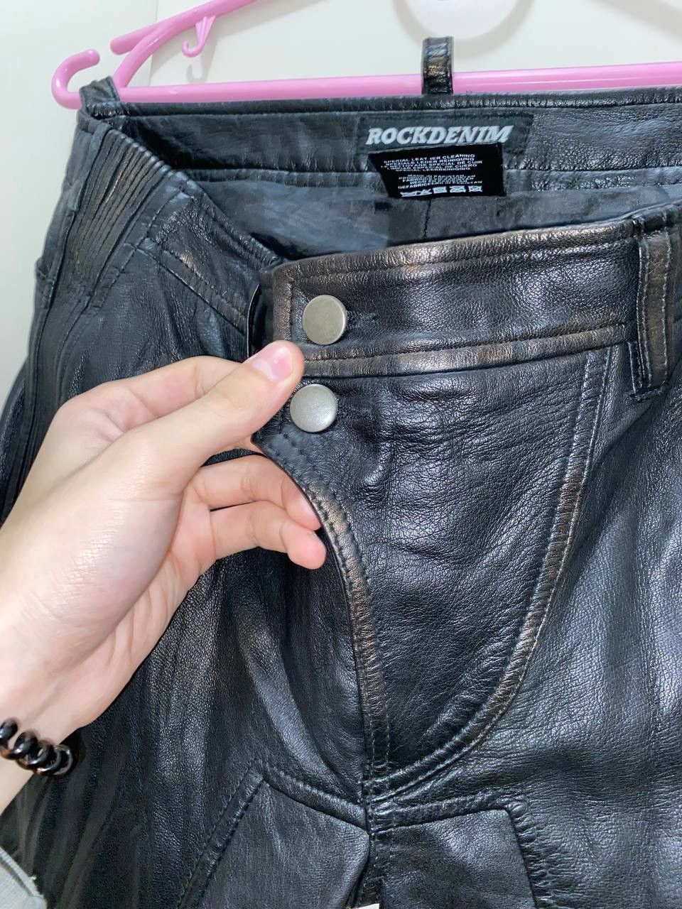 Leather × Vintage Vintage IXS Leather Pants Black Y2K Archival Size US 34 / EU 50 - 13 Thumbnail