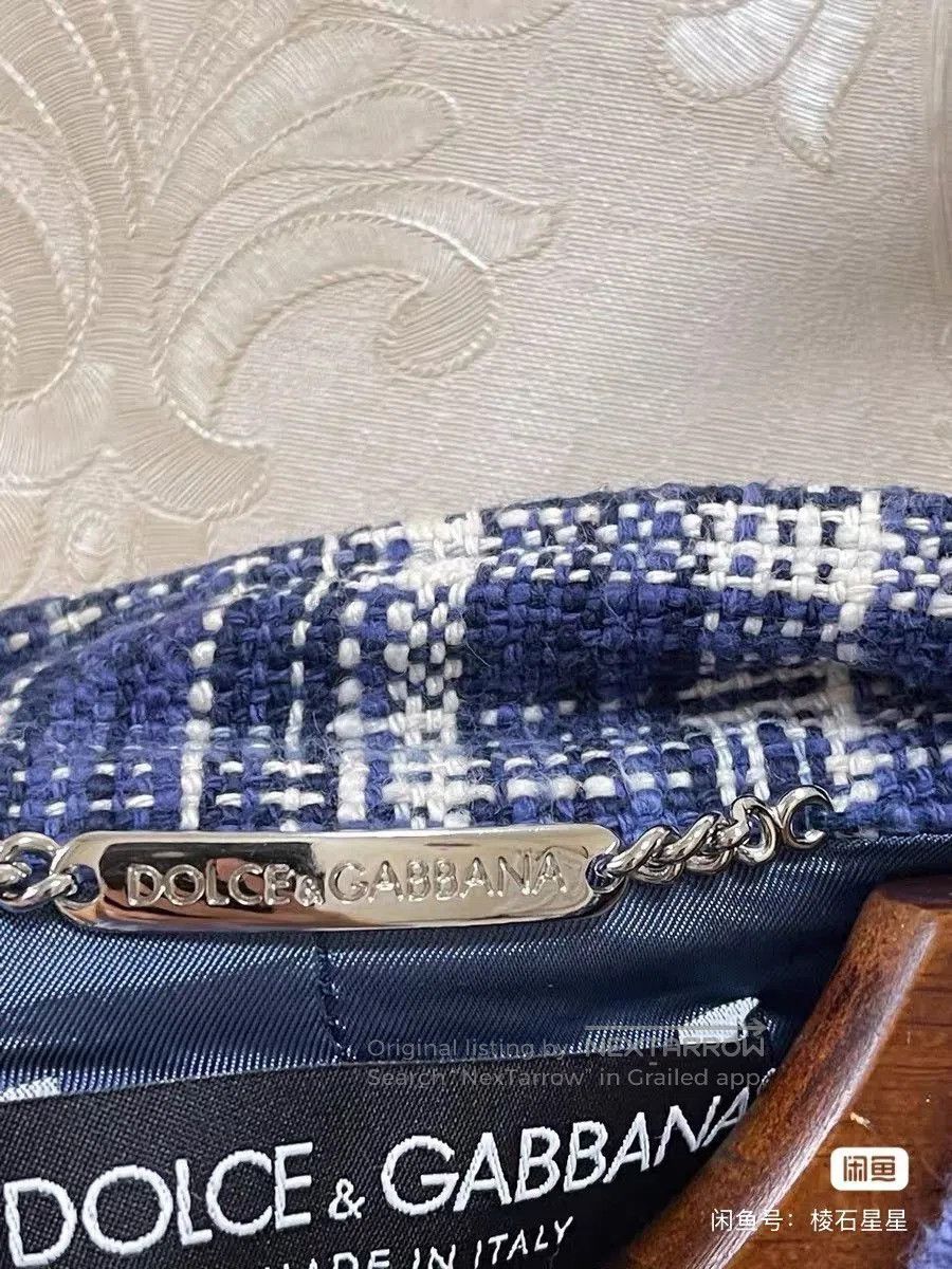 Dolce & Gabbana DG Runway Woven Jacket Top. Size M / US 6-8 / IT 42-44 - 4 Thumbnail