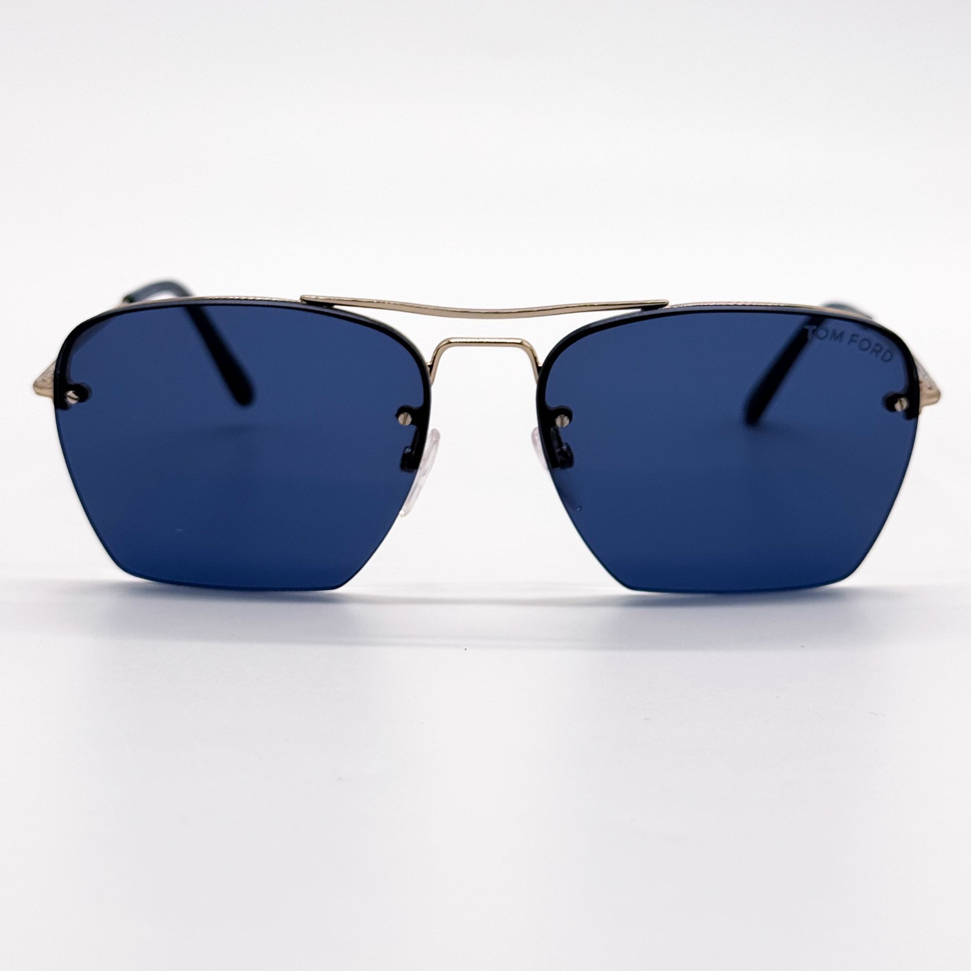 Tom Ford NEW TOM FORD SUNGLASSES WALKER TF504 28V GOLD/BLUE FT0504 Size ONE SIZE - 4 Thumbnail
