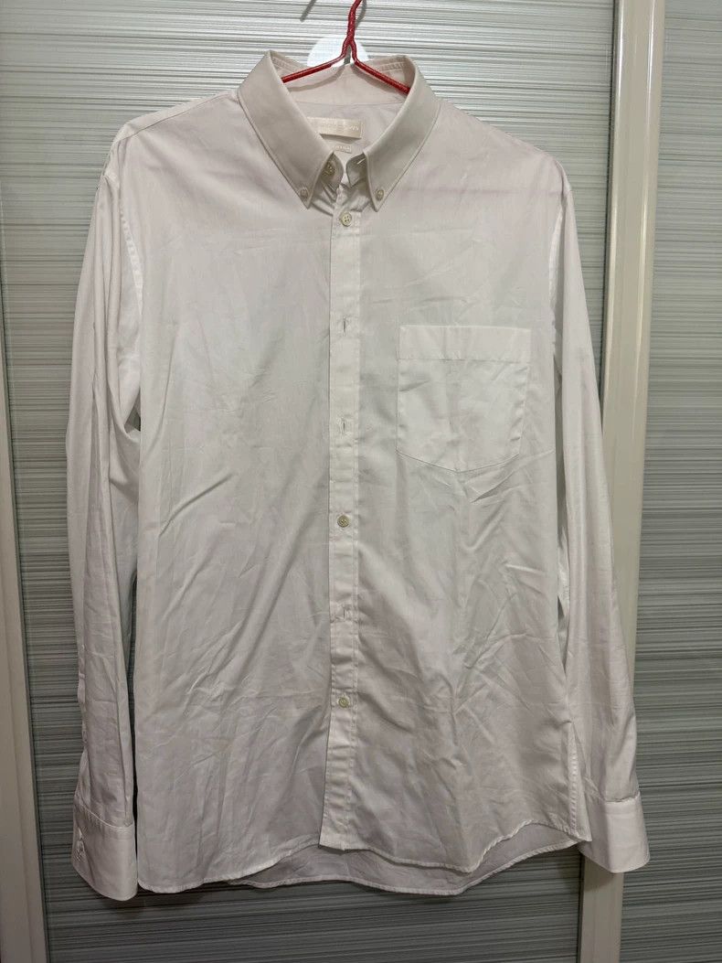 Alexander McQueen Alexander McQueen White Long Sleeve Shirt- DMC Size US L / EU 52-54 / 3 - 1 Thumbnail