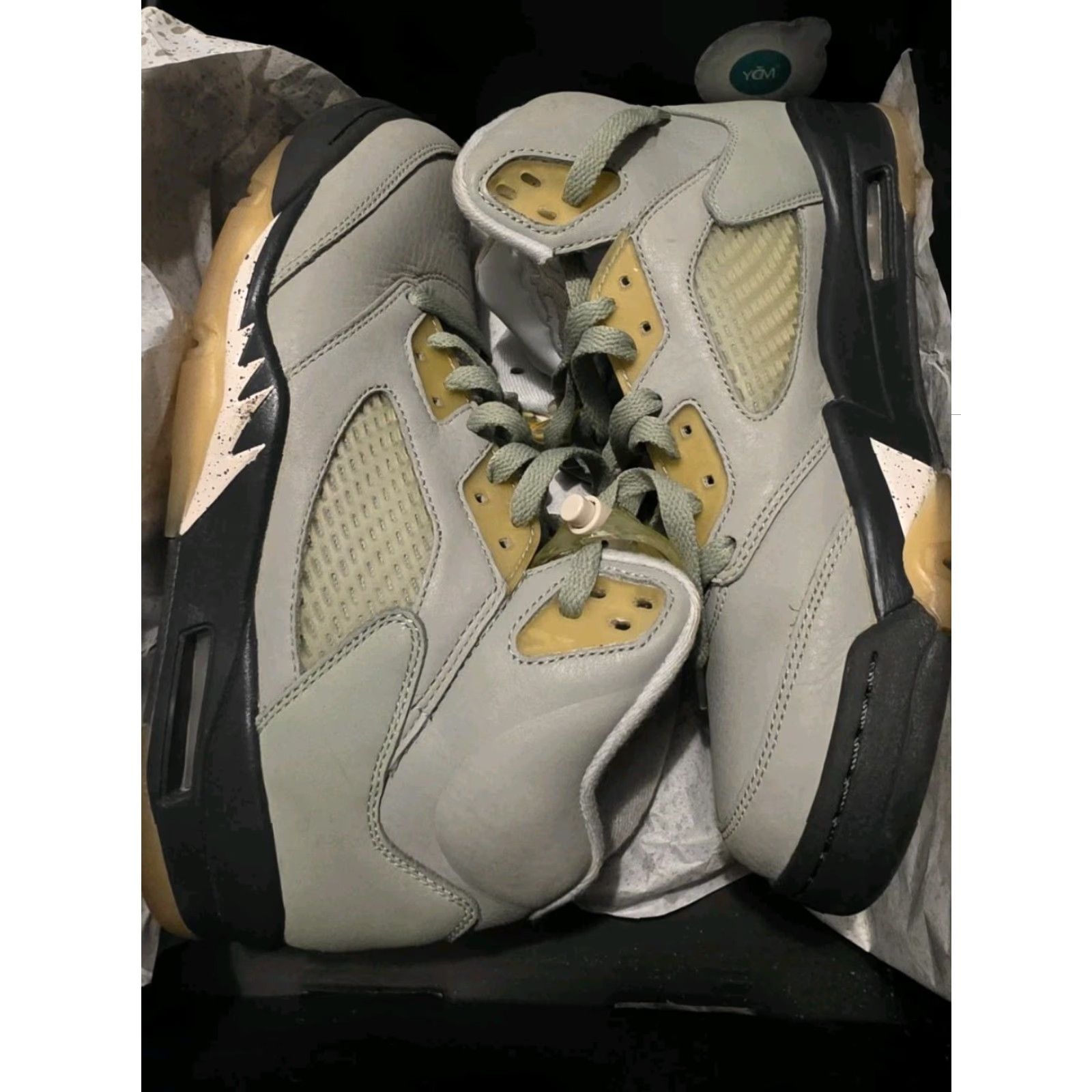 Jordan Brand Jordan Air Jordan 5 Jade Horizon 2022 Sneaker Mid Top Men 8.5 Green DC7501-300 Size US 9 / EU 42 - 2 Thumbnail