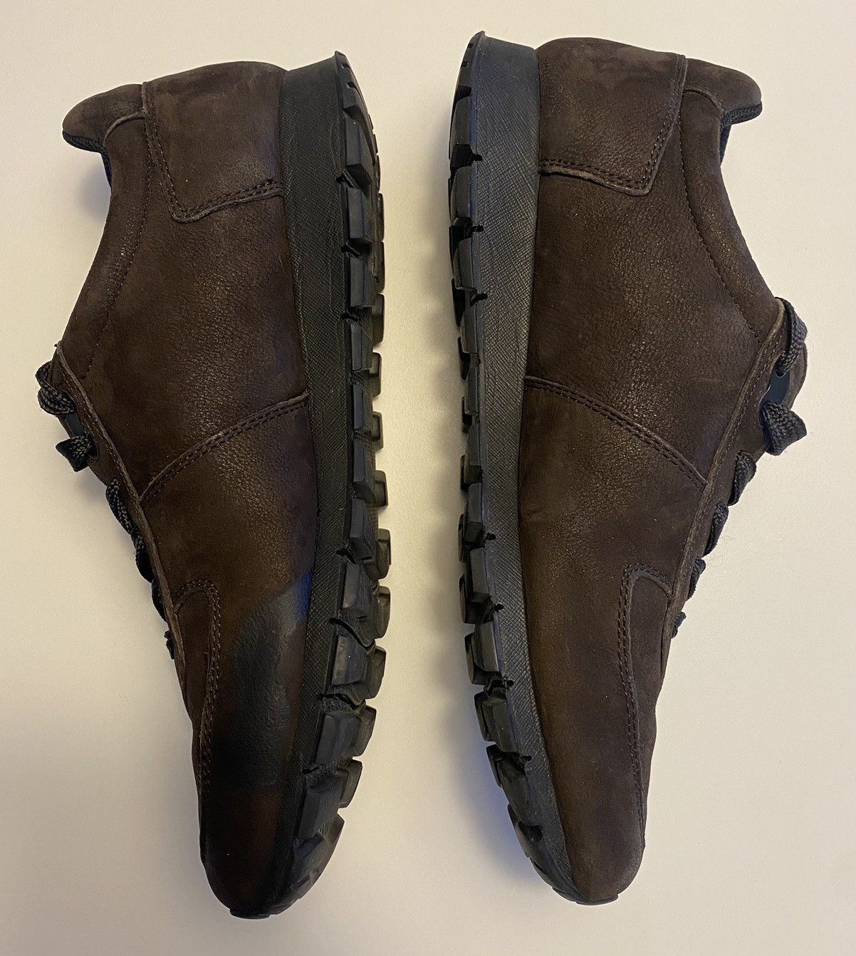 Prada Prada man sneakers in leather Size US 9 / EU 42 - 8 Thumbnail