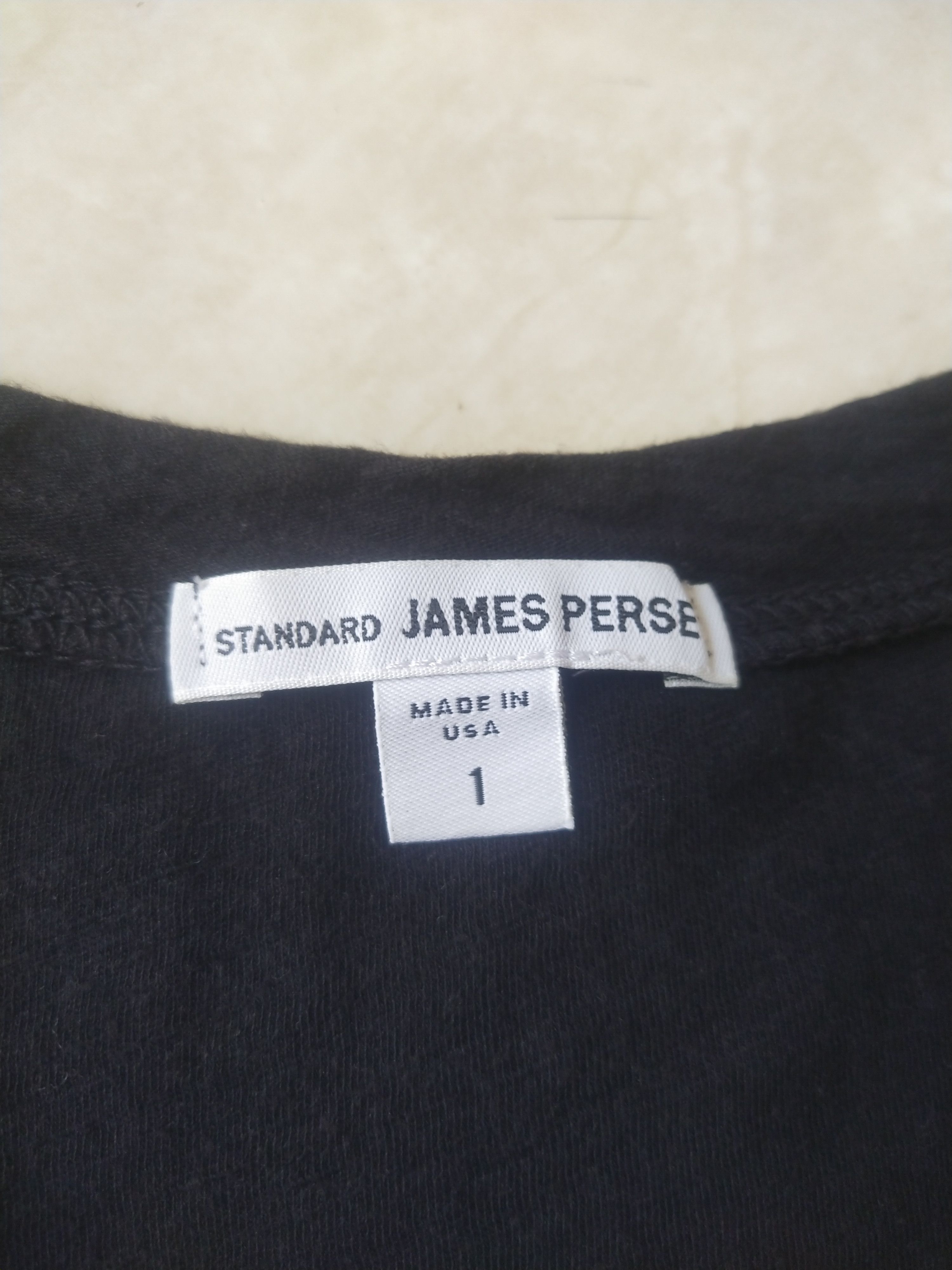 James Perse James Perse Standard Black V-Neck T-Shirt Made in USA Size S / US 4 / IT 40 - 5 Thumbnail