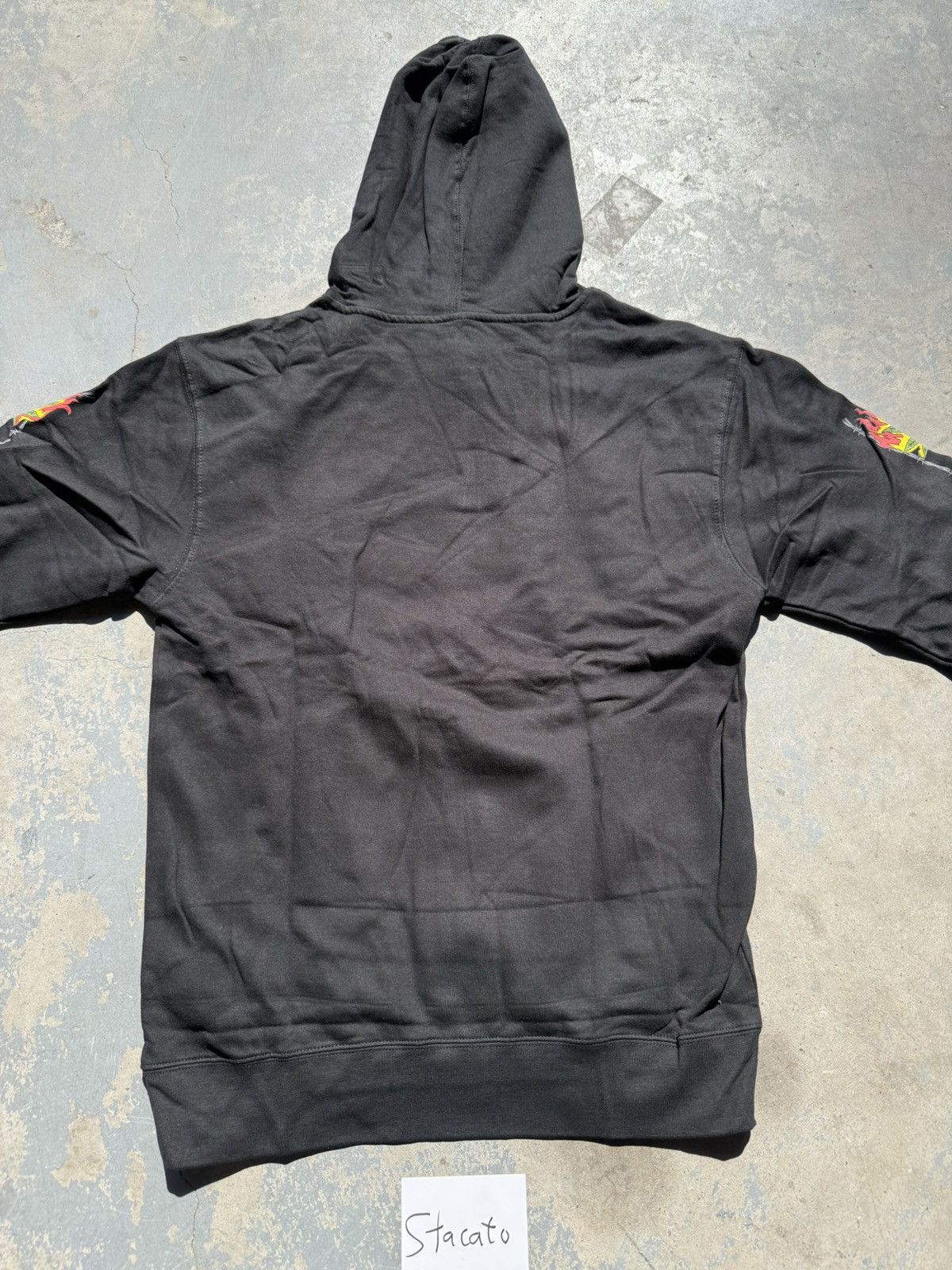 Gnarcotic Gnarcotic Lil Gnar Rasta Skeleton Hoodie Black Size US M / EU 48-50 / 2 - 2 Thumbnail