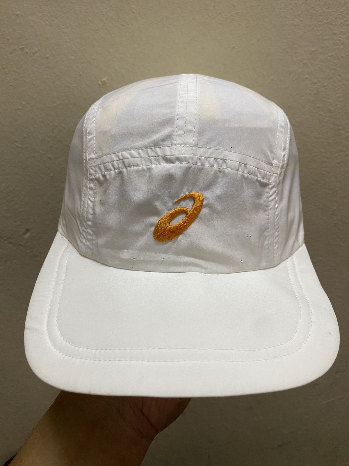 Asics × Vintage Vintage Asics Nylon Drawstring Cap Size ONE SIZE - 1 Thumbnail