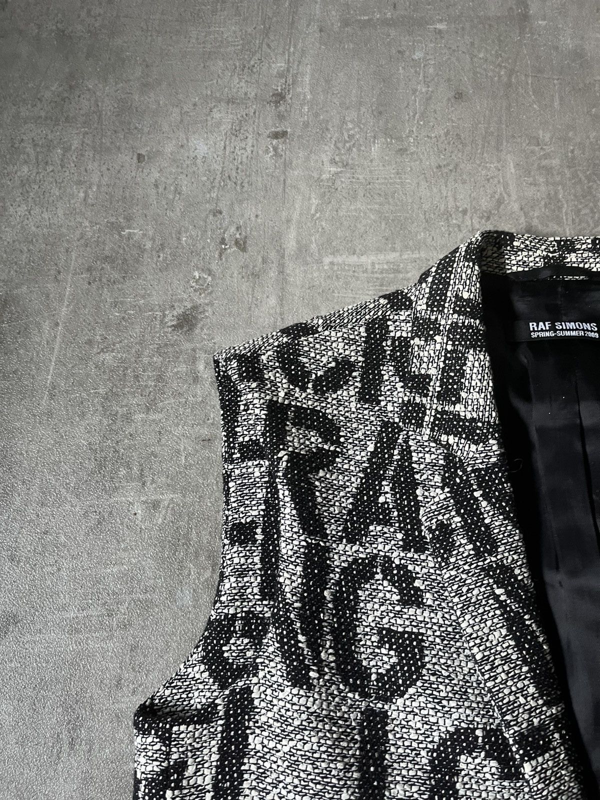 Raf Simons Raf Simons S/S 2009 christopher wool textured vest Size US S / EU 44-46 / 1 - 7 Thumbnail