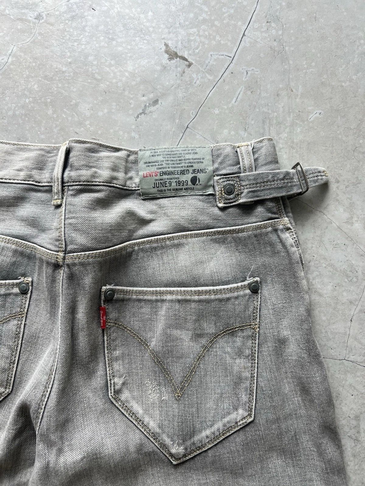 Levi's Levis Engineered Jeans Side Cinch 31x30 Size US 31 - 7 Thumbnail