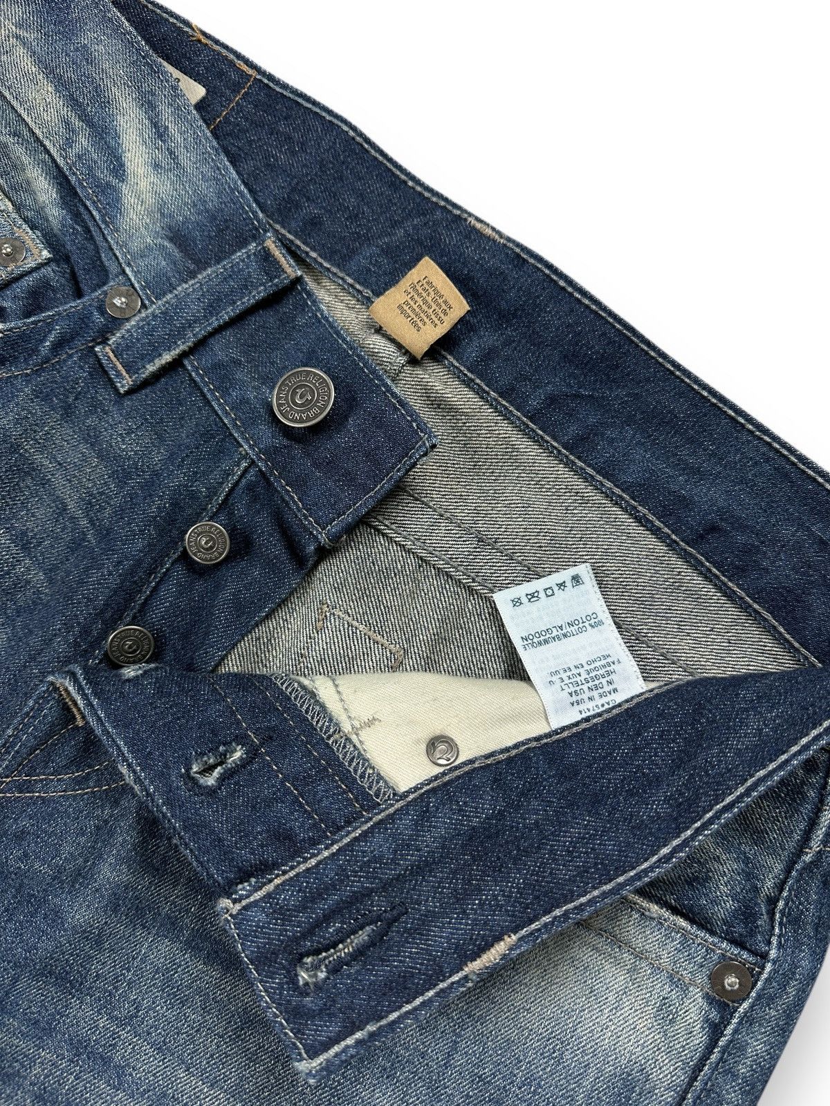 True Religion Y2K True Religion Rocco Relaxed Skinny Jeans W30 Made In USA Size US 30 / EU 46 - 16 Thumbnail