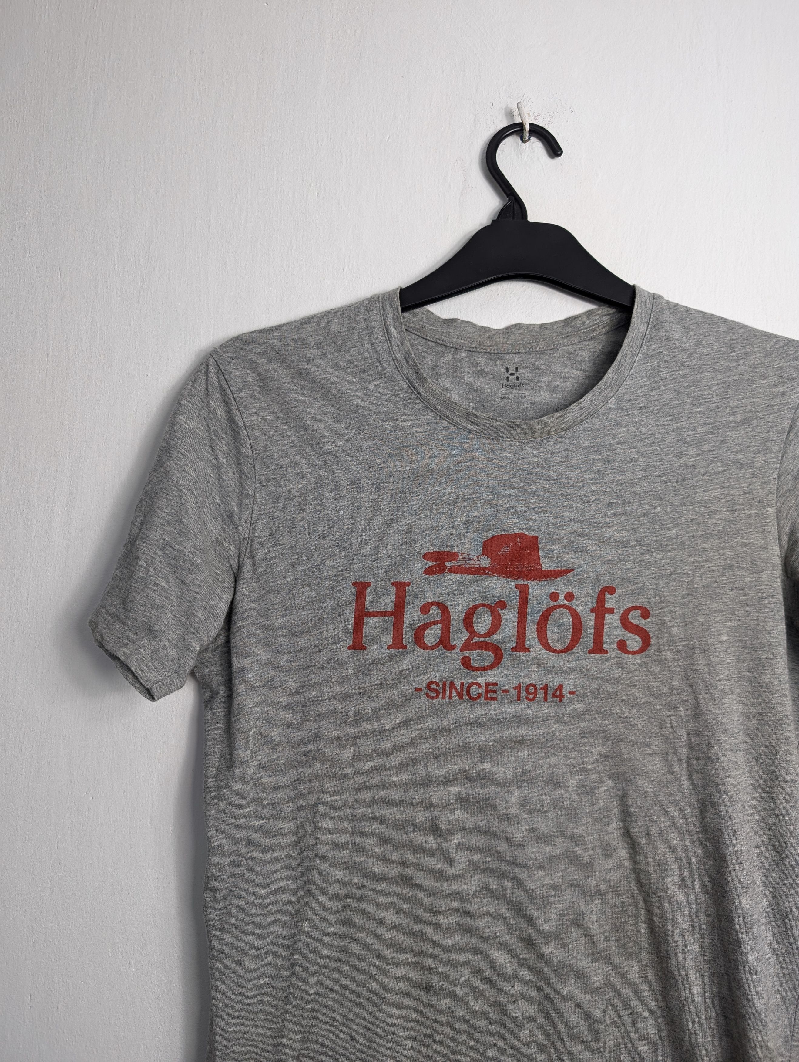 Haglofs Haglöfs Casual T-Shirt Grey Melange Logo Tee Size US S / EU 44-46 / 1 - 2 Thumbnail