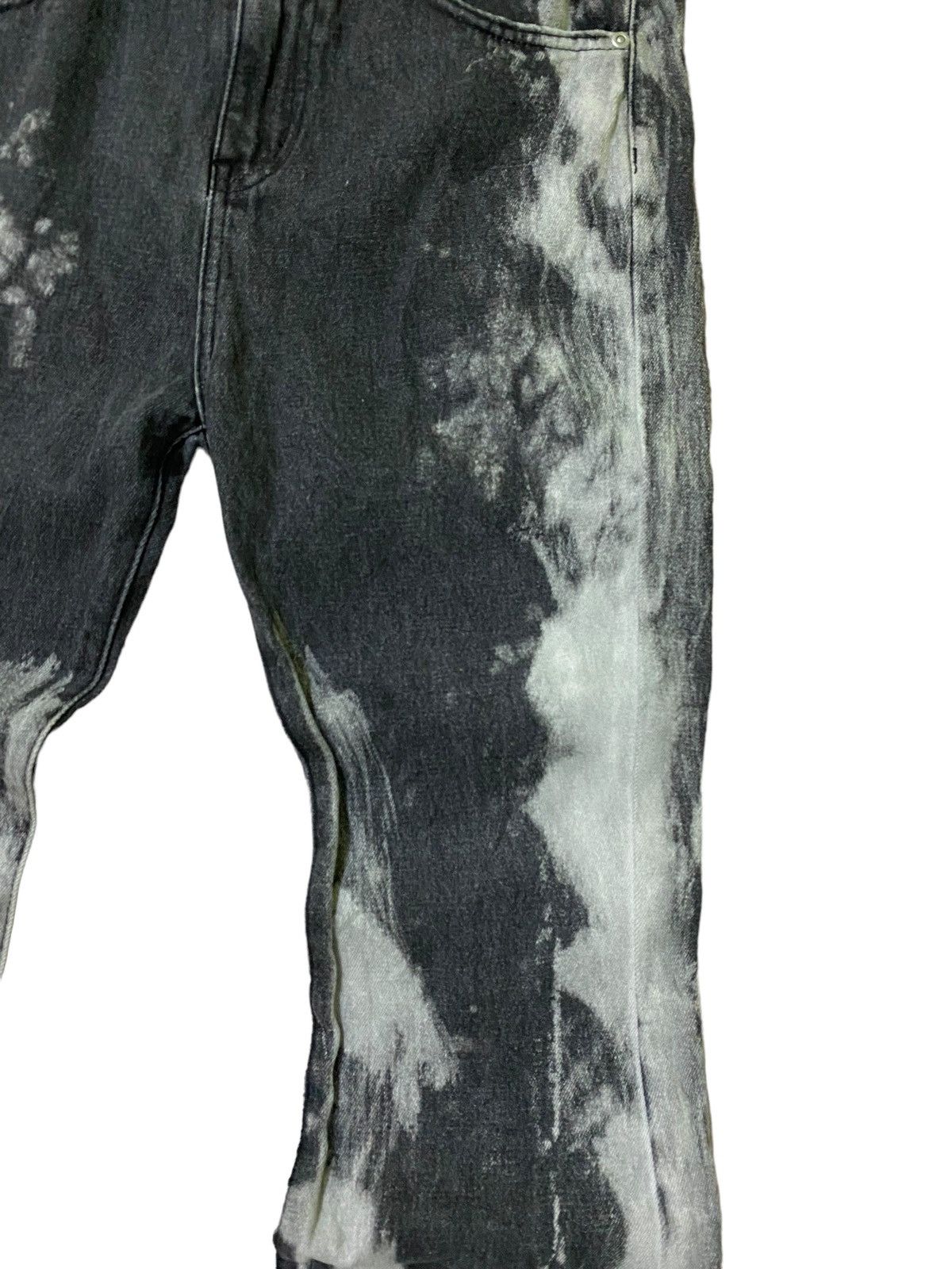 Hysteric Glamour FLARED G.O.C RICK OWENS STYLE ACID WASH DENIM Size US 28 / EU 44 - 6 Thumbnail