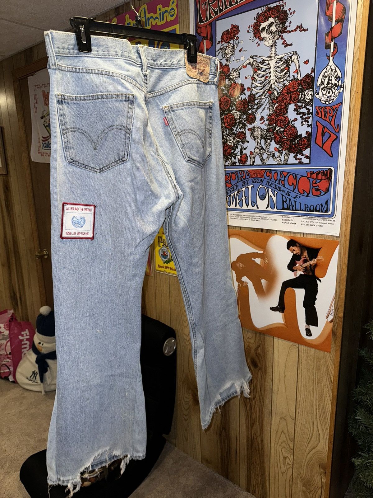 Levi's VINTAGE Levi’s Denim with Patches Size US 32 / EU 48 - 2 Thumbnail