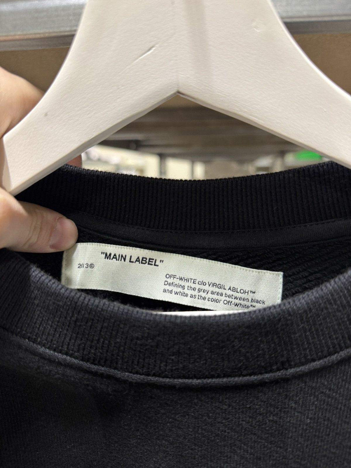 Off-White Off-White Logo Sweatshirt NEW 650$ Size US M / EU 48-50 / 2 - 2 Thumbnail
