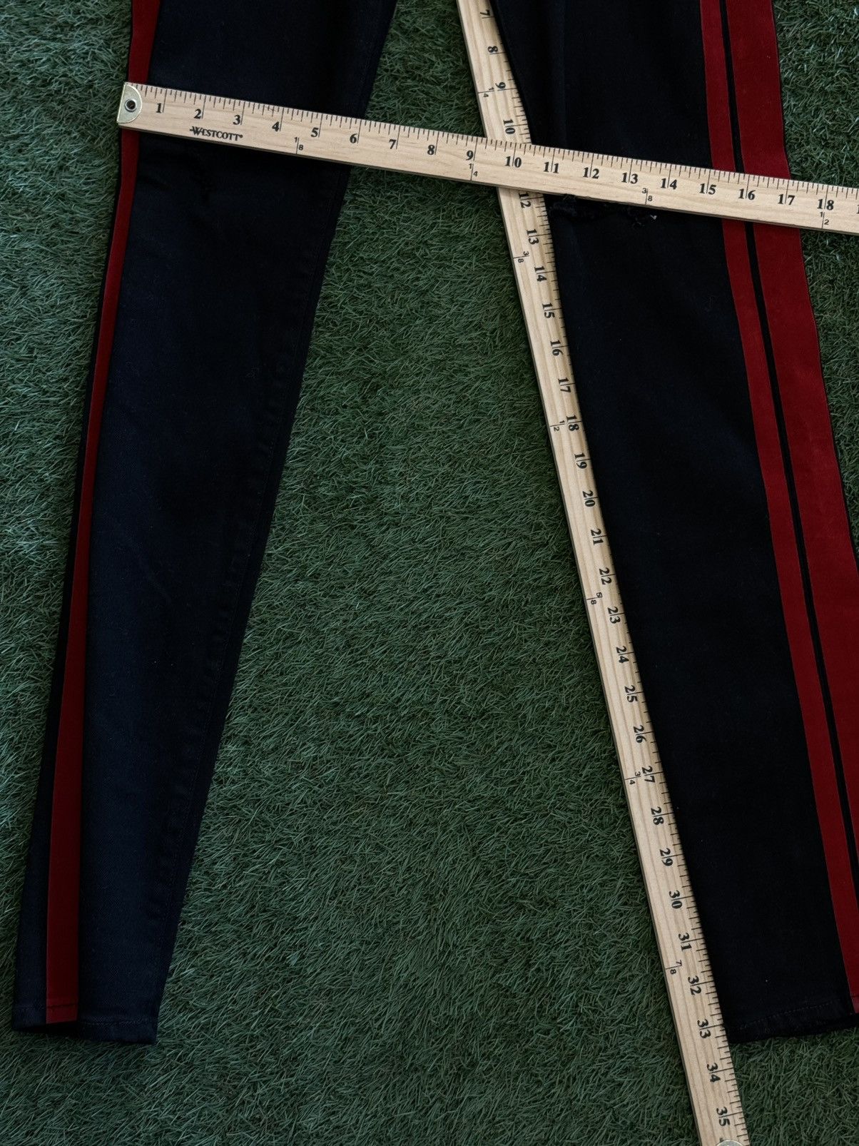 Amiri Amiri Skinny Jeans Red Stripe Size 31 Clean 🧼 Size US 31 - 14 Thumbnail