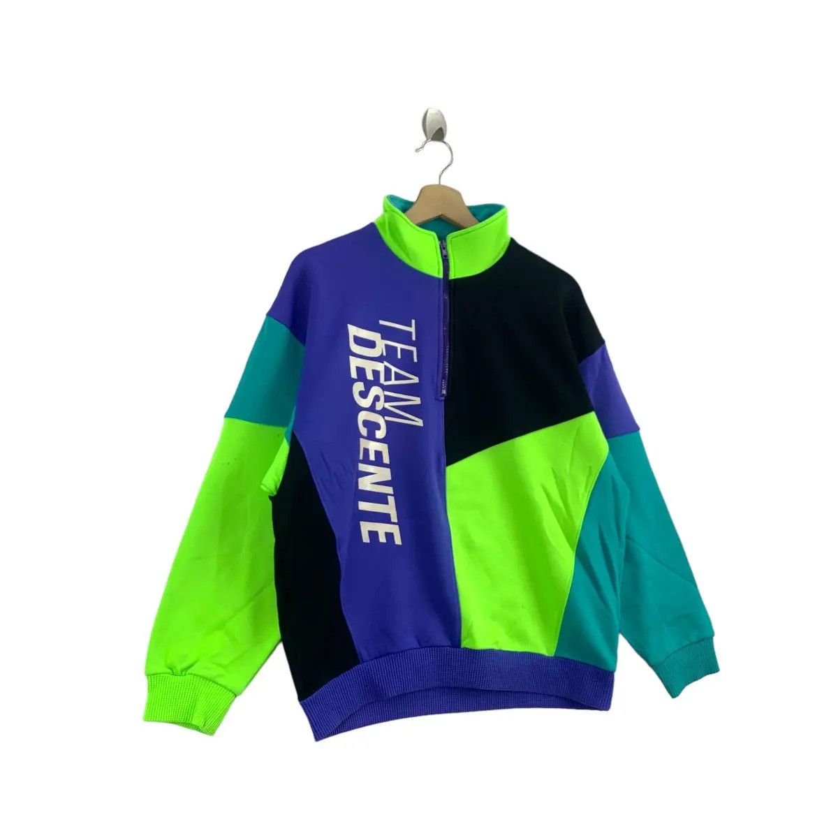 Descente Vtg 90’ DESCENTE TEAM JAPAN Multicolour Art Warm Jacket Size US L / EU 52-54 / 3 - 3 Thumbnail