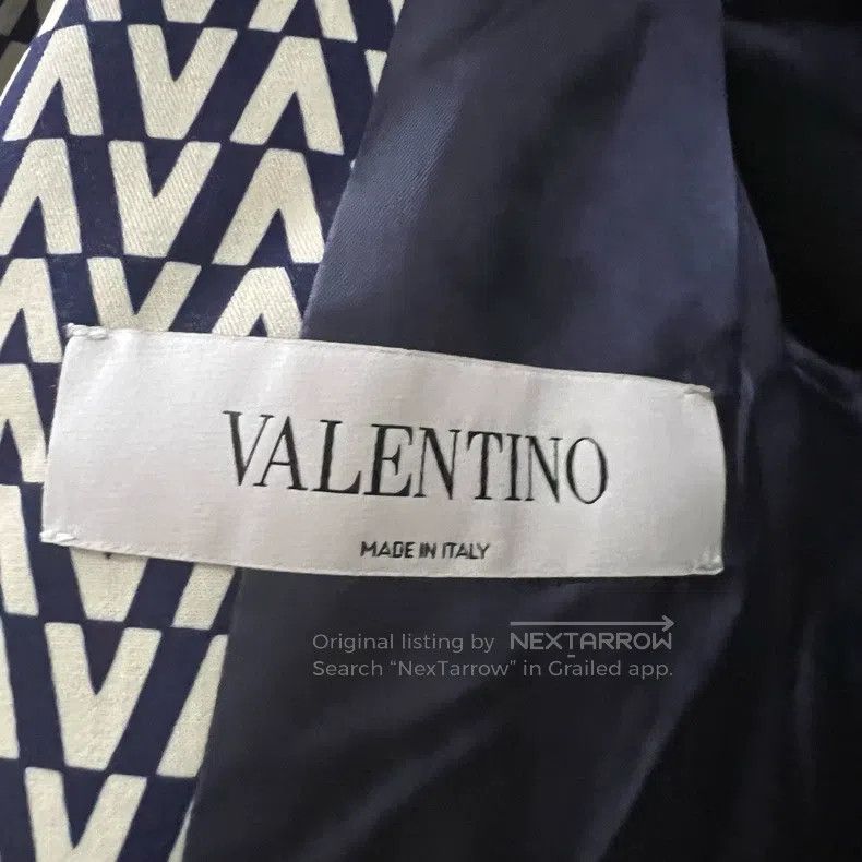 Valentino Valentino Logo-printed striped zip jacket Size US M / EU 48-50 / 2 - 4 Thumbnail