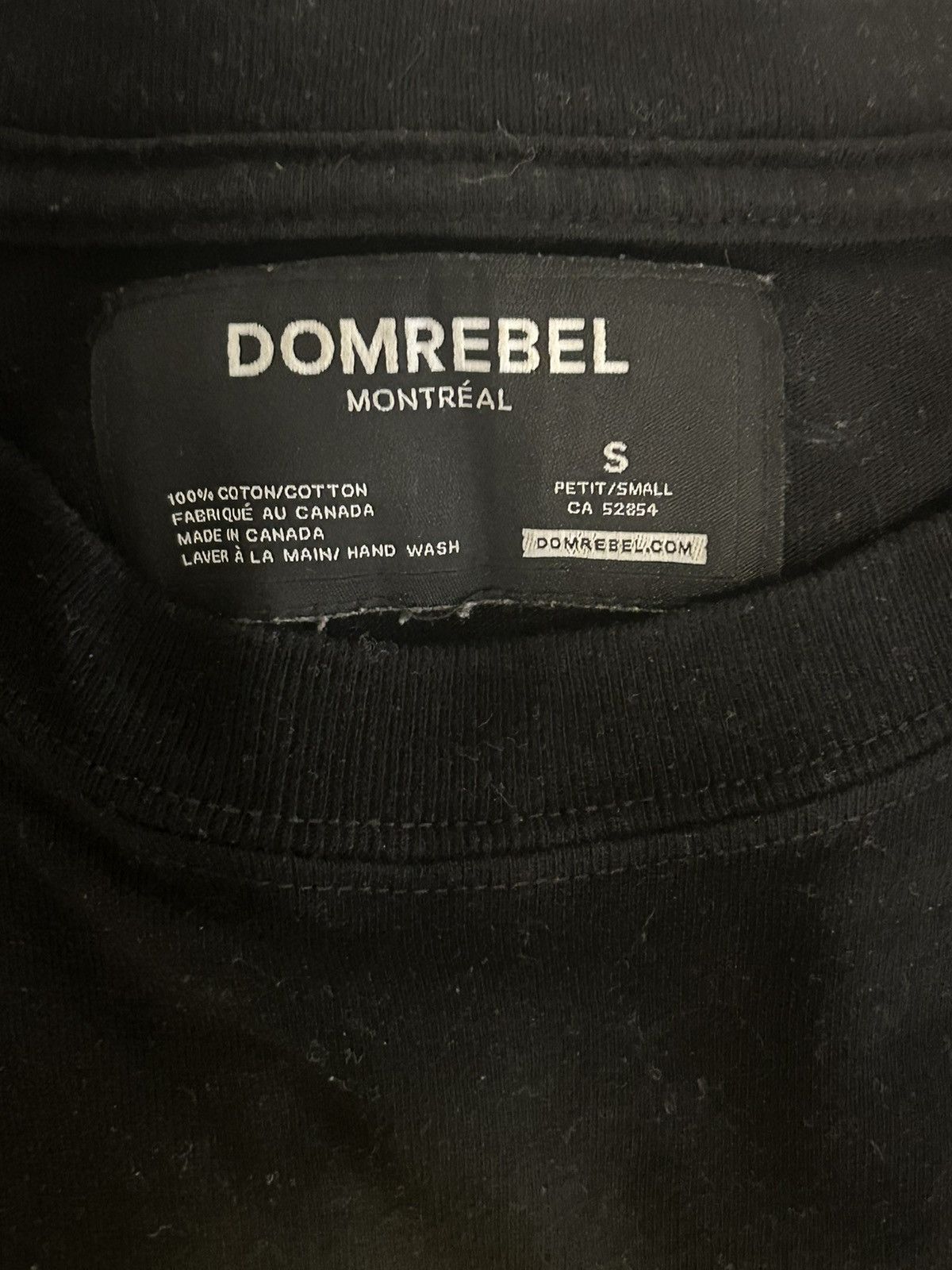 DOMREBEL Dom Rebel Cadeau T-Shirt - Black Size US S / EU 44-46 / 1 - 3 Thumbnail