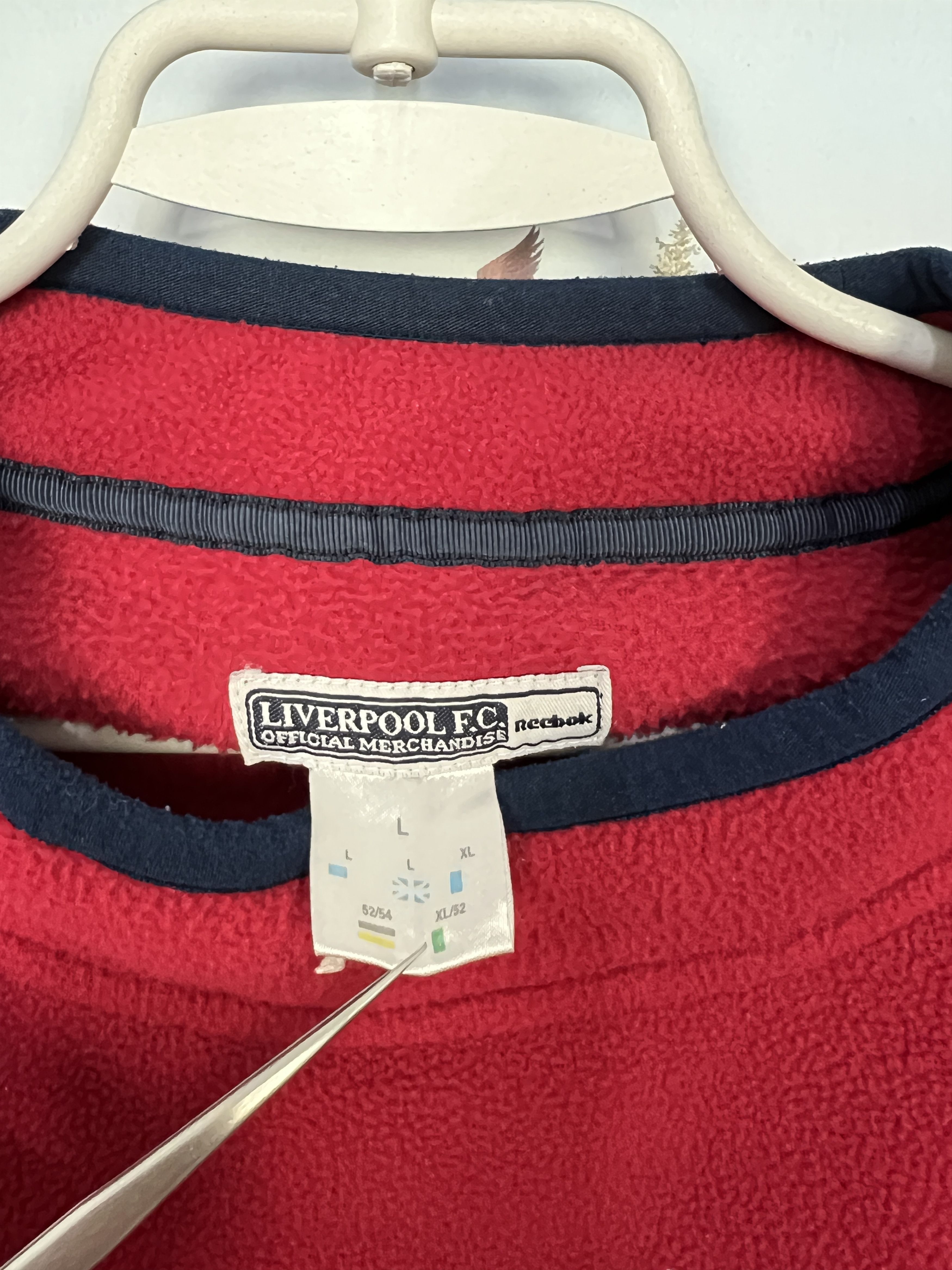 Reebok Vintage Reebok Liverpool Football Fleece Train Sweatshirt Size US L / EU 52-54 / 3 - 7 Thumbnail
