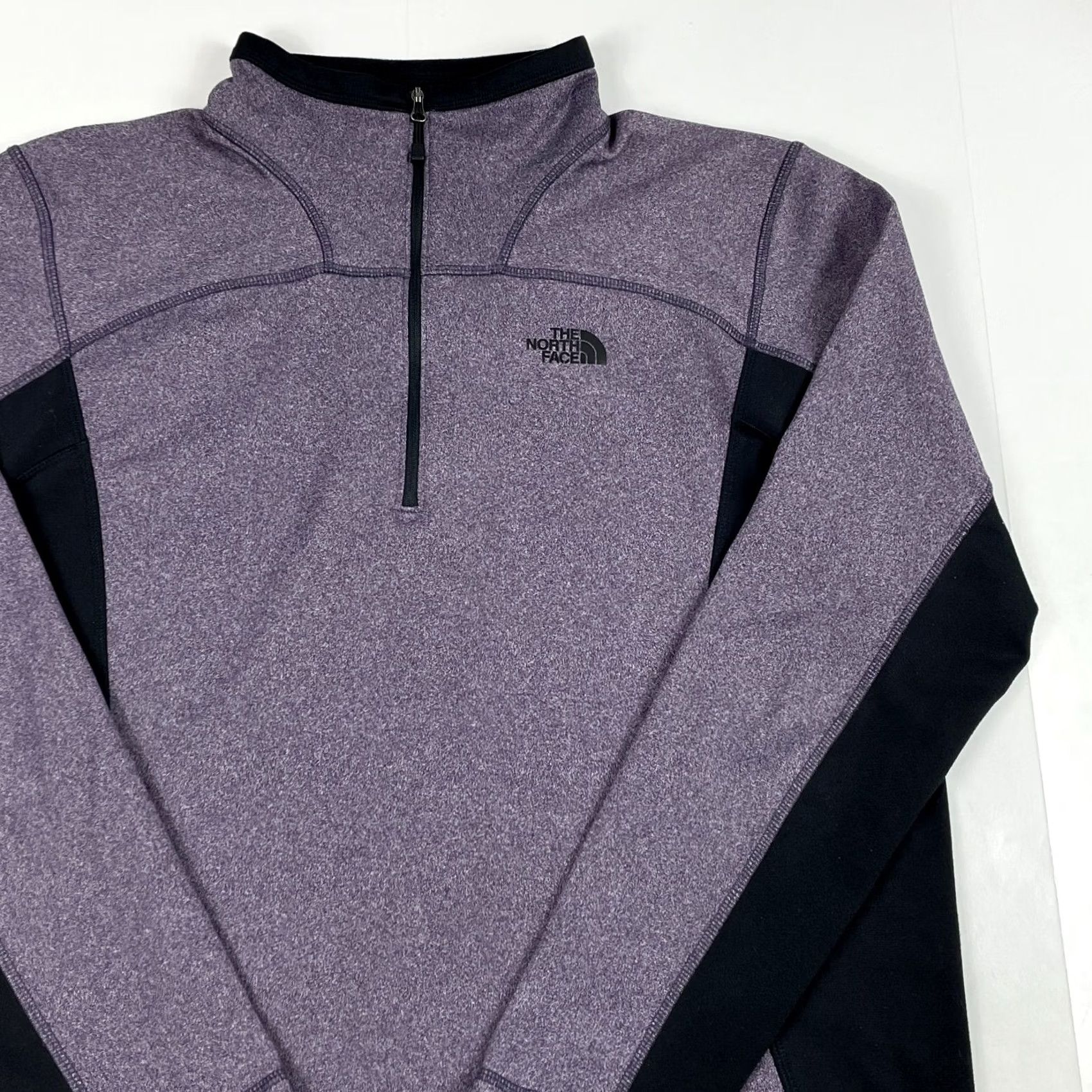 The North Face The North Face Shirt Mens L Purple Large Fleece Zip Pullover Hiking Climbing Size US L / EU 52-54 / 3 - 3 Thumbnail