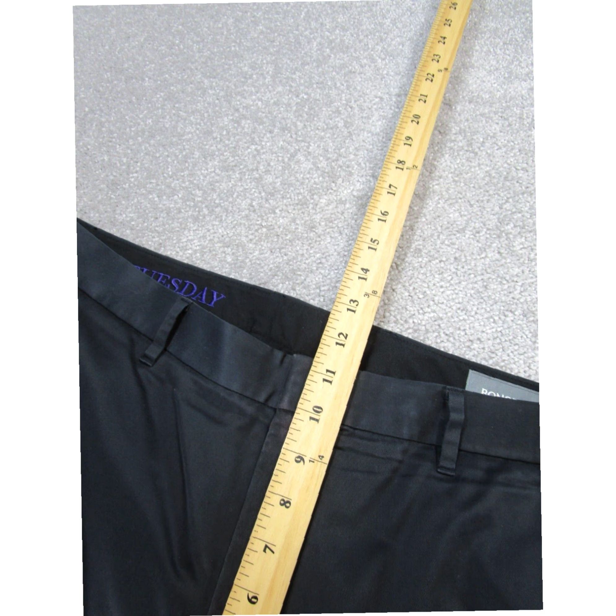 Bonobos Bonobos Mens Dress Pants 36 Tuesday Black Straight Leg 36X29 Extra Large XL Size US 36 / EU 52 - 7 Thumbnail