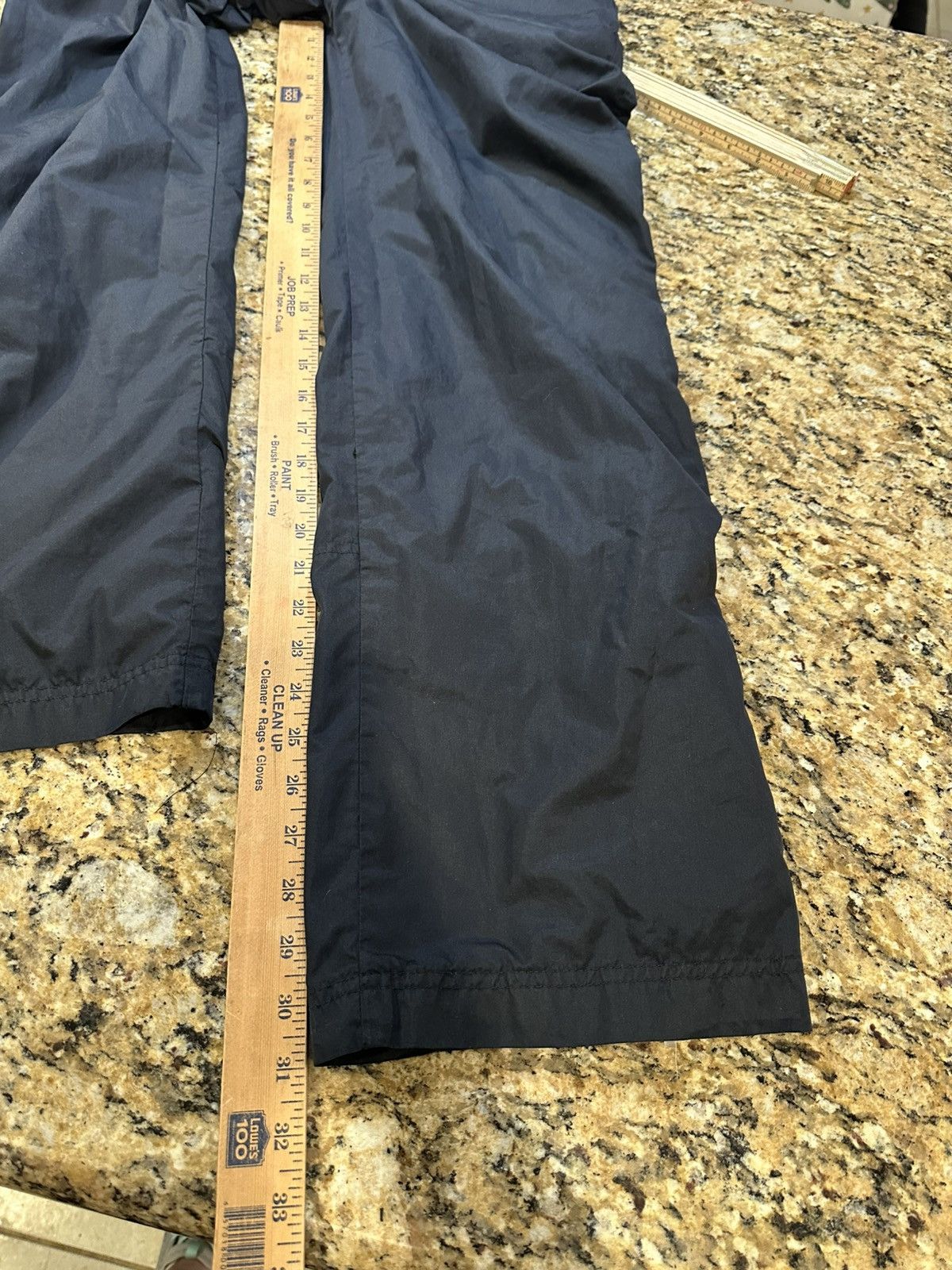 Nike Nike men’s black & gray lined windbreaker pants size small Size US 29 - 4 Thumbnail