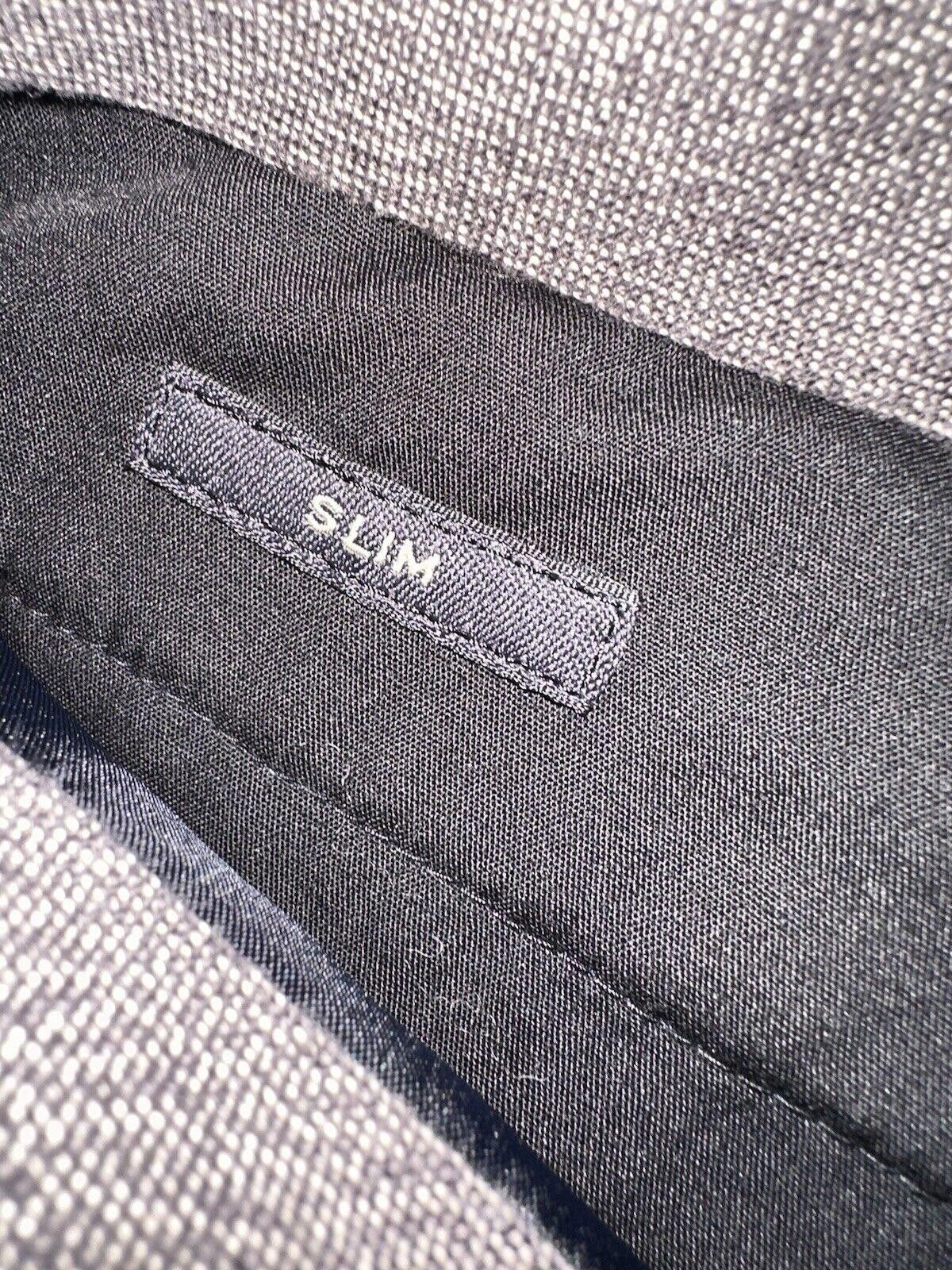J.Crew J. CREW Bowery Slim Fit 100% Wool Navy Dress Pants Size US 34 / EU 50 - 9 Thumbnail