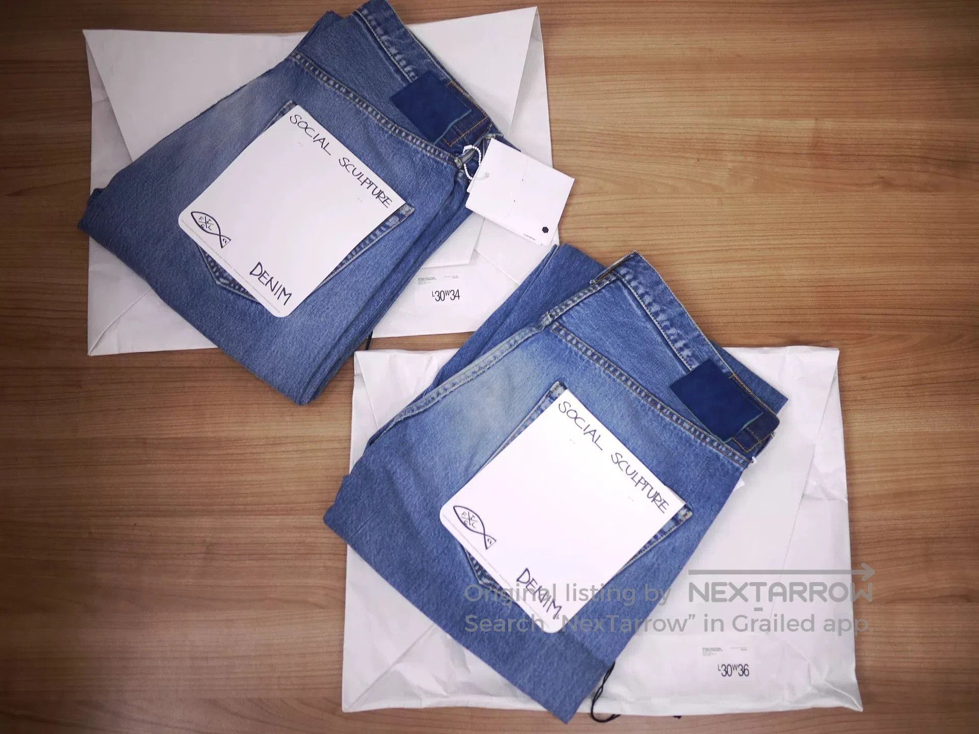 Visvim visvim social sculpture wide leg jeans. Size US 34 / EU 50 - 9 Thumbnail