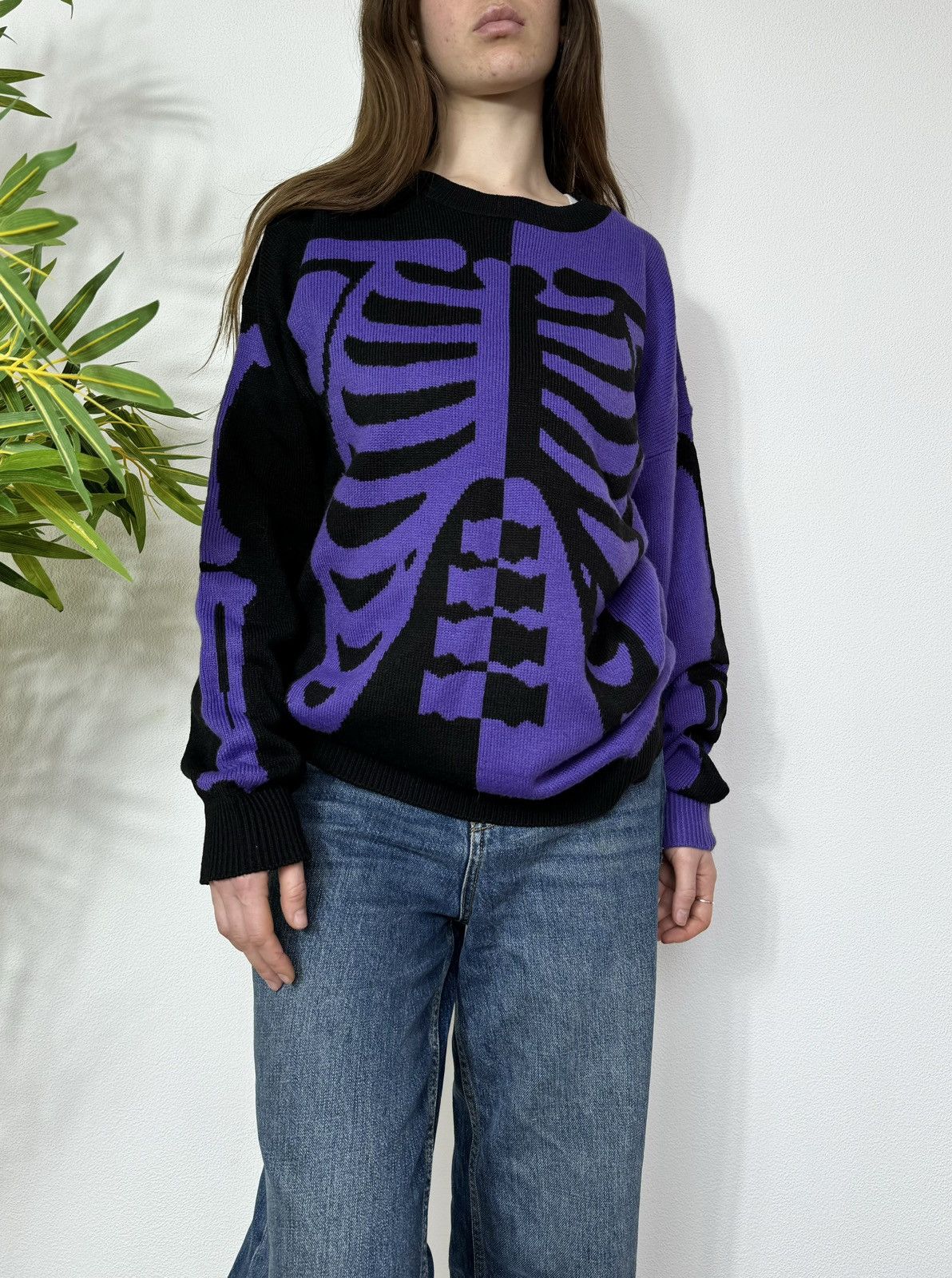 Japanese Brand AVANT GARDE SKELETON Y2K SWEATER Size US M / EU 48-50 / 2 - 2 Thumbnail