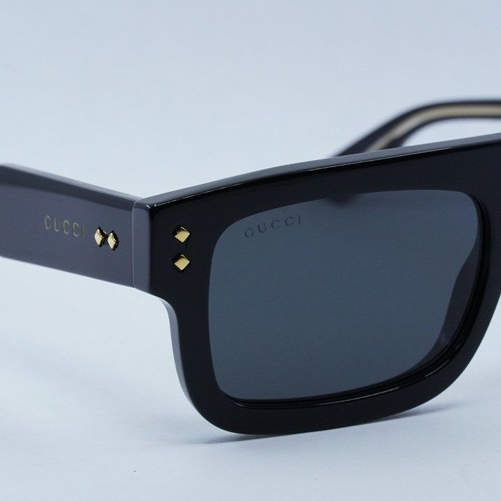 Gucci Gucci GG1085S 001 Sunglasses Black Square Frame, Grey Lenses Size ONE SIZE - 8 Thumbnail