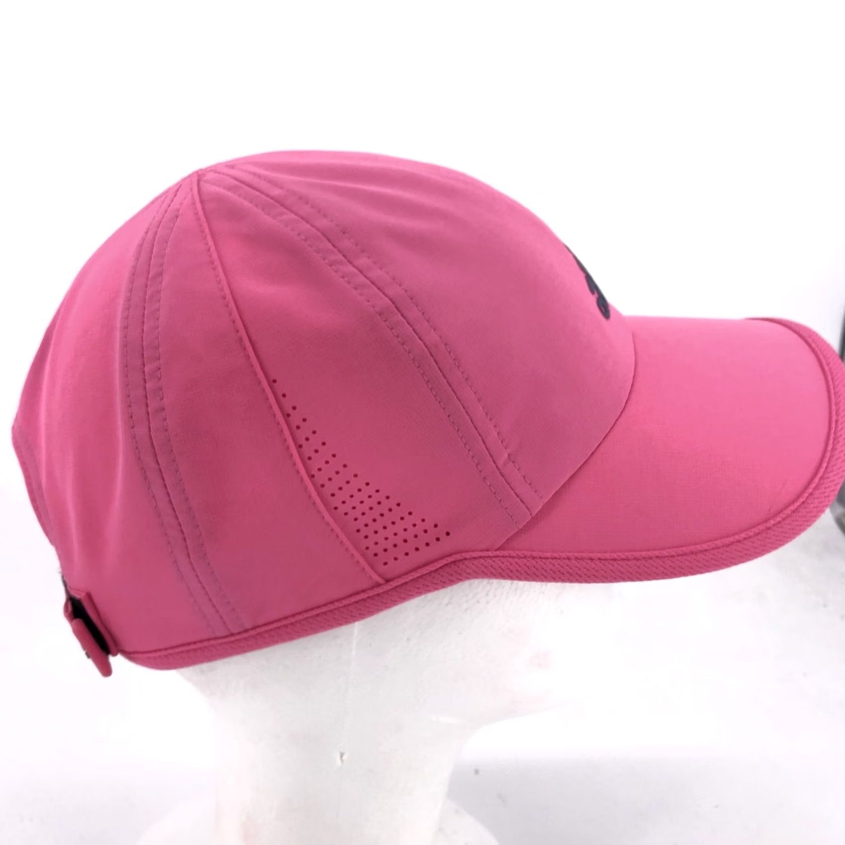 Adidas Adidas Womens Hat Cap Pink Aeroready Athletic Running Strap Back Logo Ventilated Size ONE SIZE - 2 Thumbnail