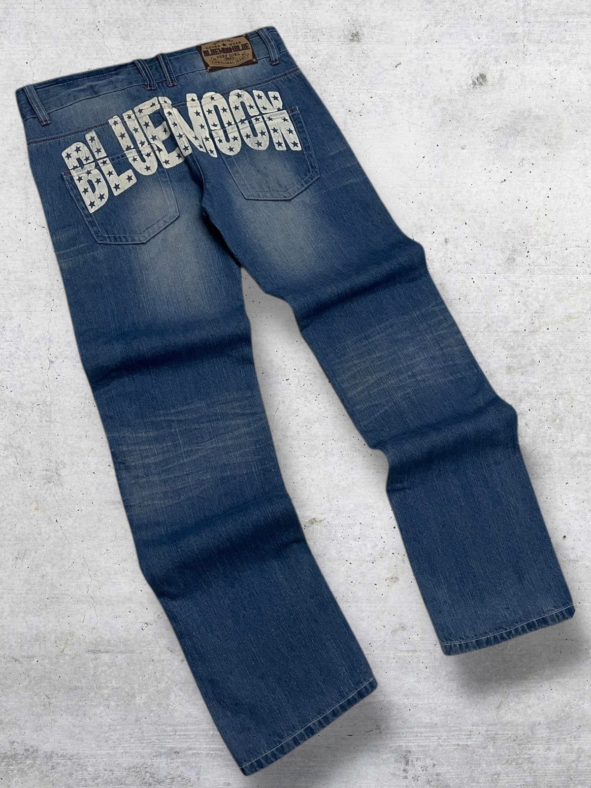 Japanese Brand VINTAGE BLUE MOON BLUE OG JAPAN DESIGNER STAR USA DENIM 90S Size US 32 / EU 48 - 11 Thumbnail