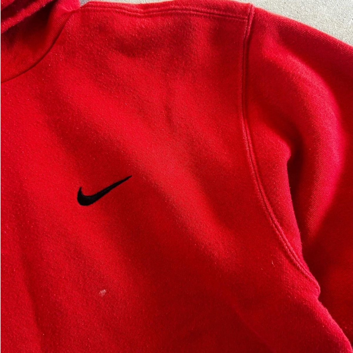 Nike 90s Vintage Nike Embroidered Red Hoodie Size XL Size XL / US 12-14 / IT 48-50 - 7 Thumbnail