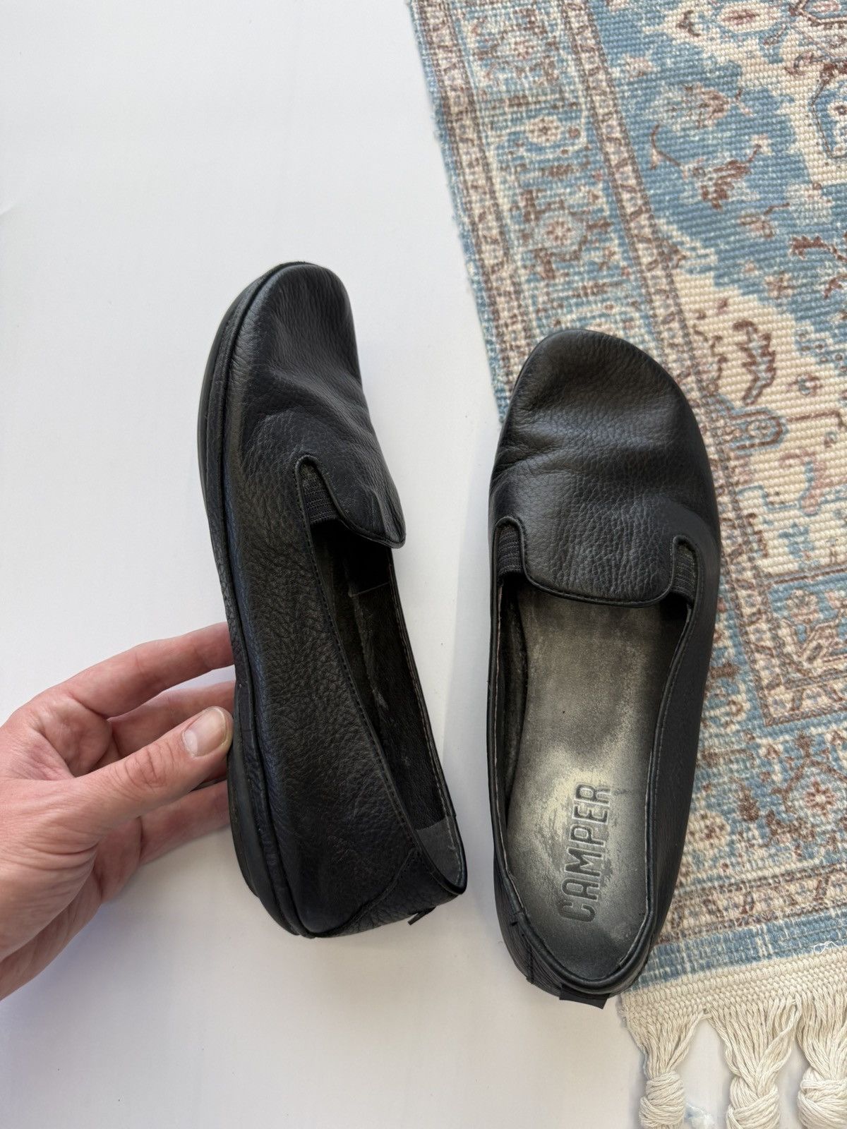 Camper Camper Avant Garde Black Leather Flag Ballet Size 40 Size US 10 / IT 40 - 7 Thumbnail