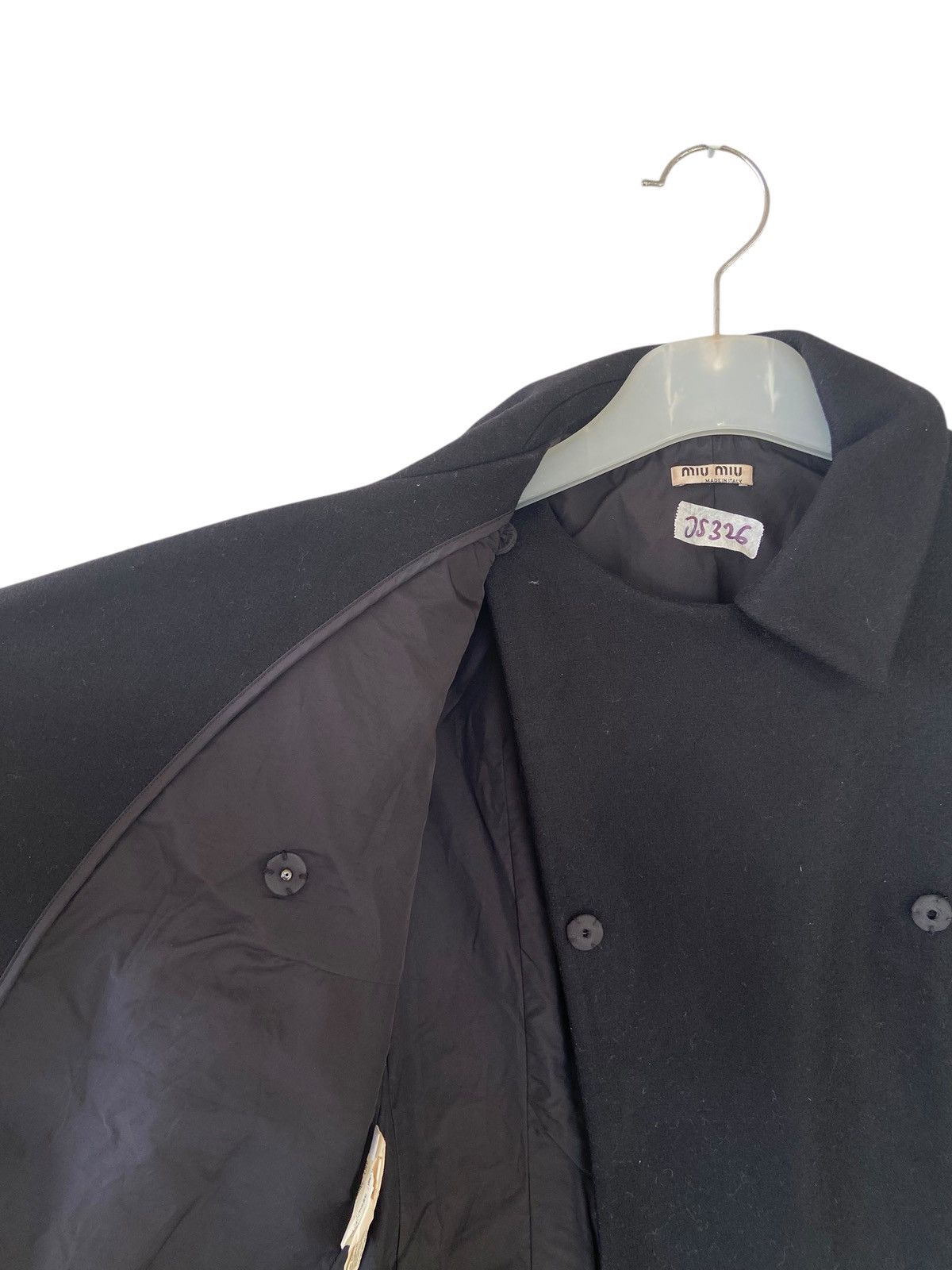 Miu Miu × Prada Miu Miu Pleated Skirted Peacoat Coat Size XS / US 0-2 / IT 36-38 - 9 Thumbnail