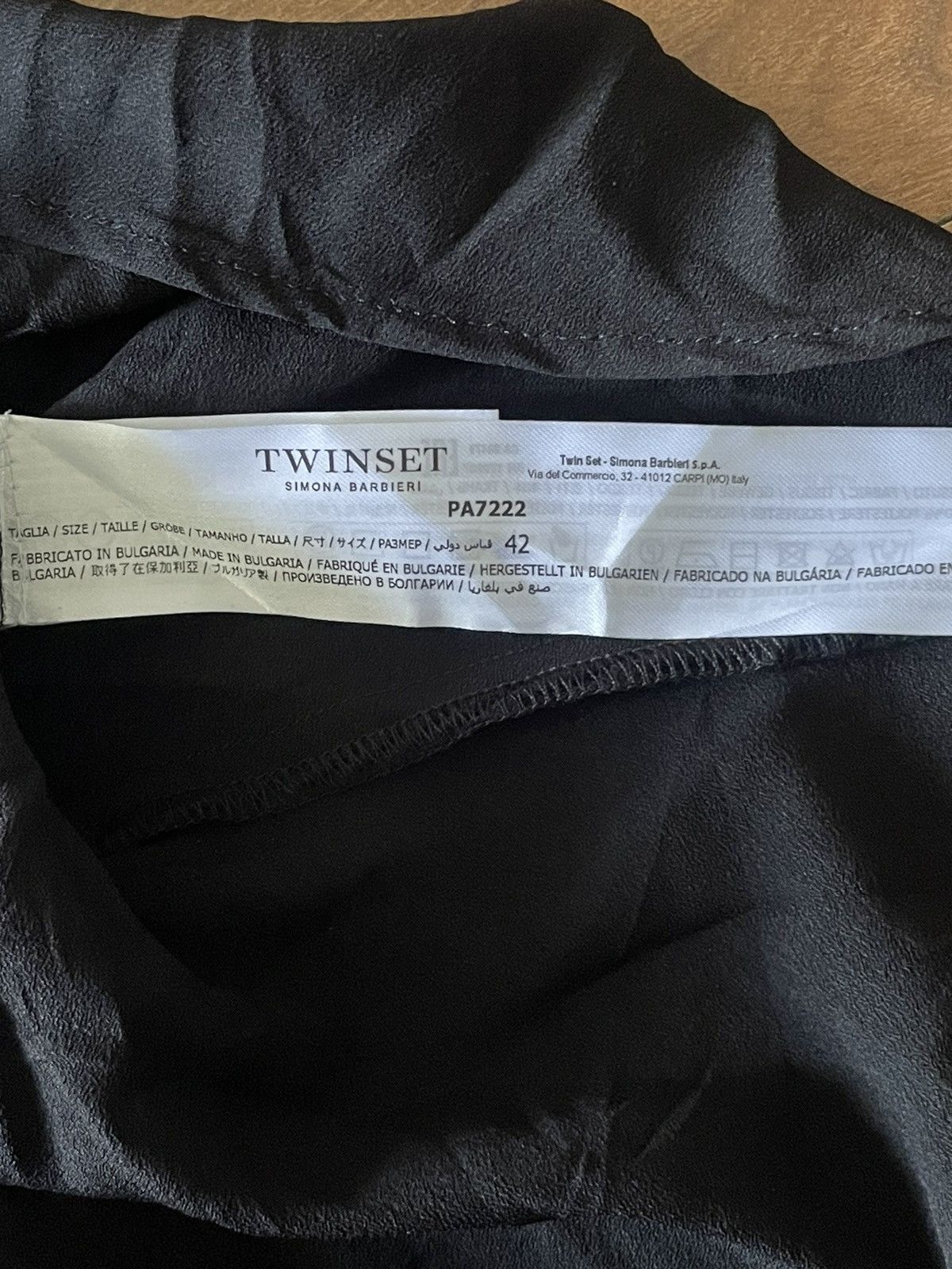 TWINSET Twinset Simona Barbieri Black Tank top Size M / US 6-8 / IT 42-44 - 4 Thumbnail