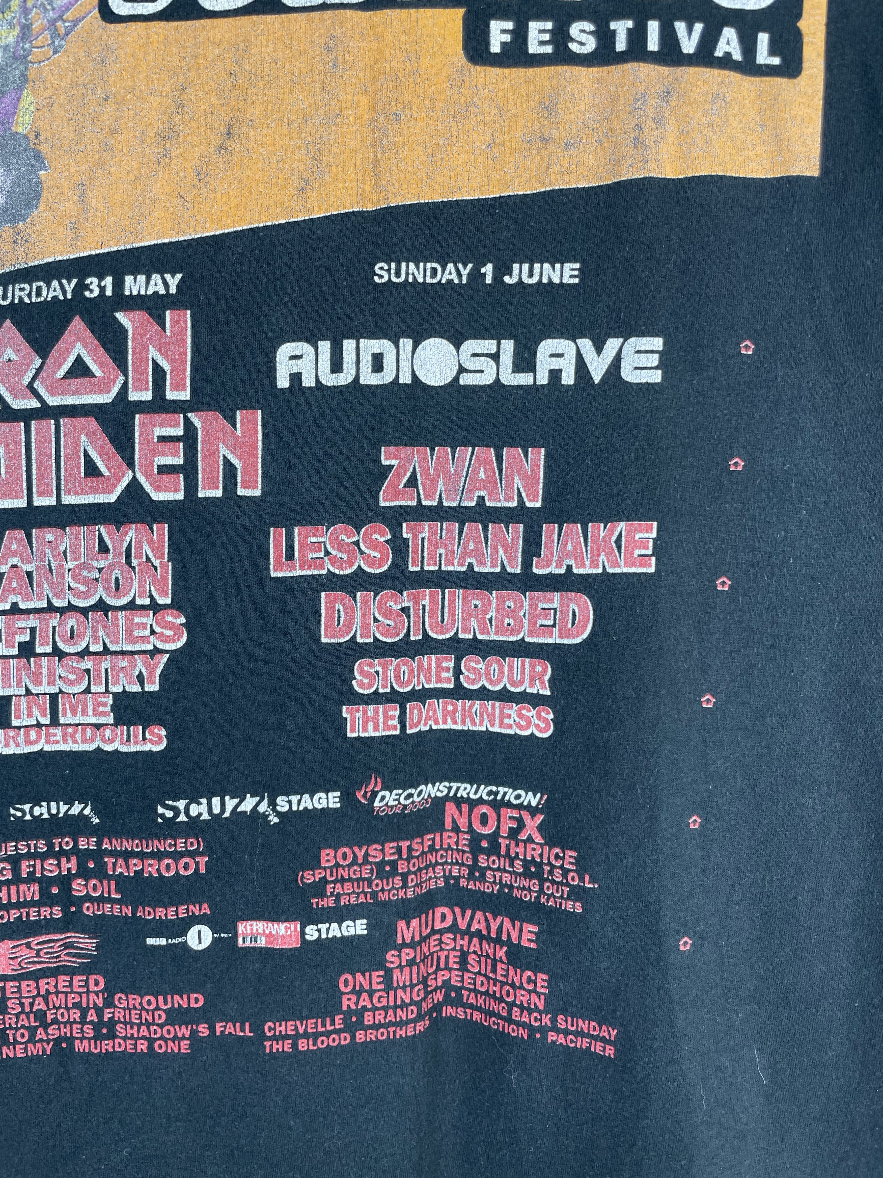 Band Tees Download 2003 Official Festival Merch Tshirt Size US XL / EU 56 / 4 - 10 Thumbnail